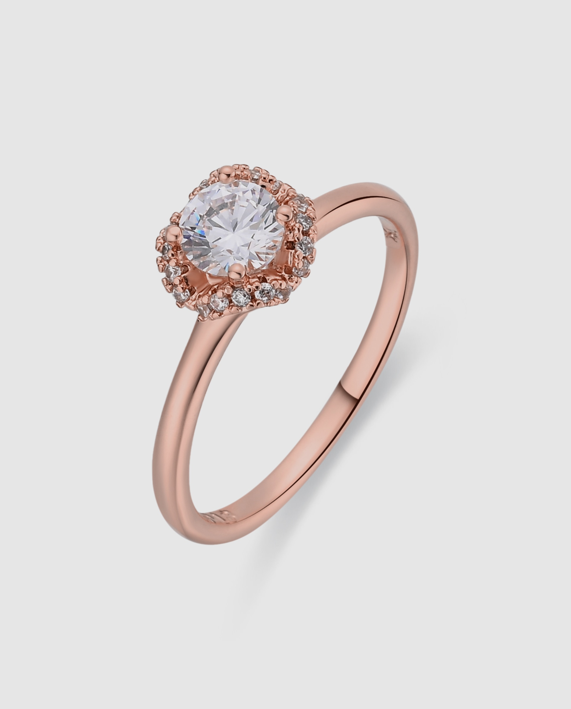 Imagem 0 de Anel Special Edition com Acabamento em Ouro Rosa de 18k e Zirconita Brilhante