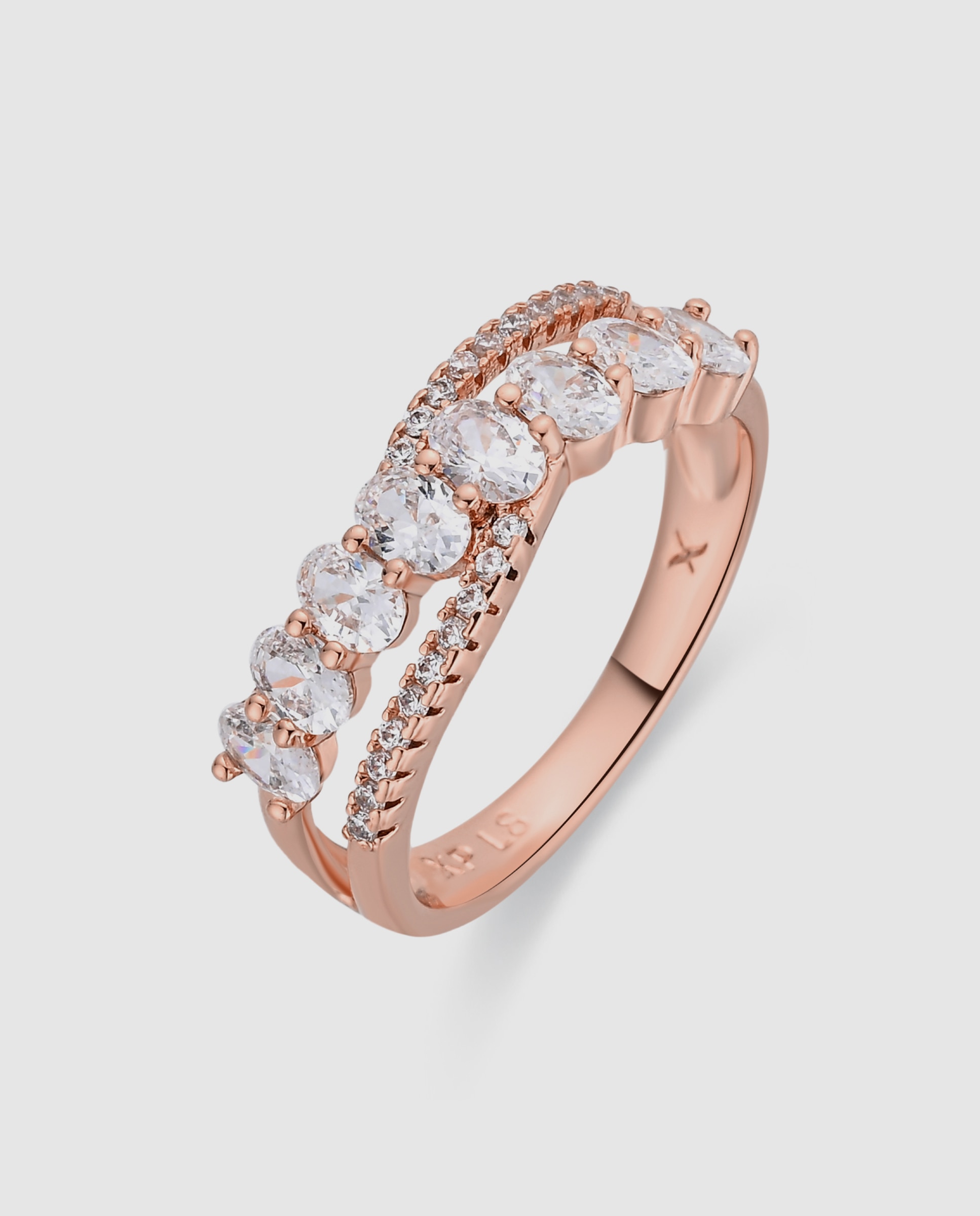 Imagem 0 de Anel Special Edition Acabado em Ouro Rosa de 18k com Zirconita Brilhante