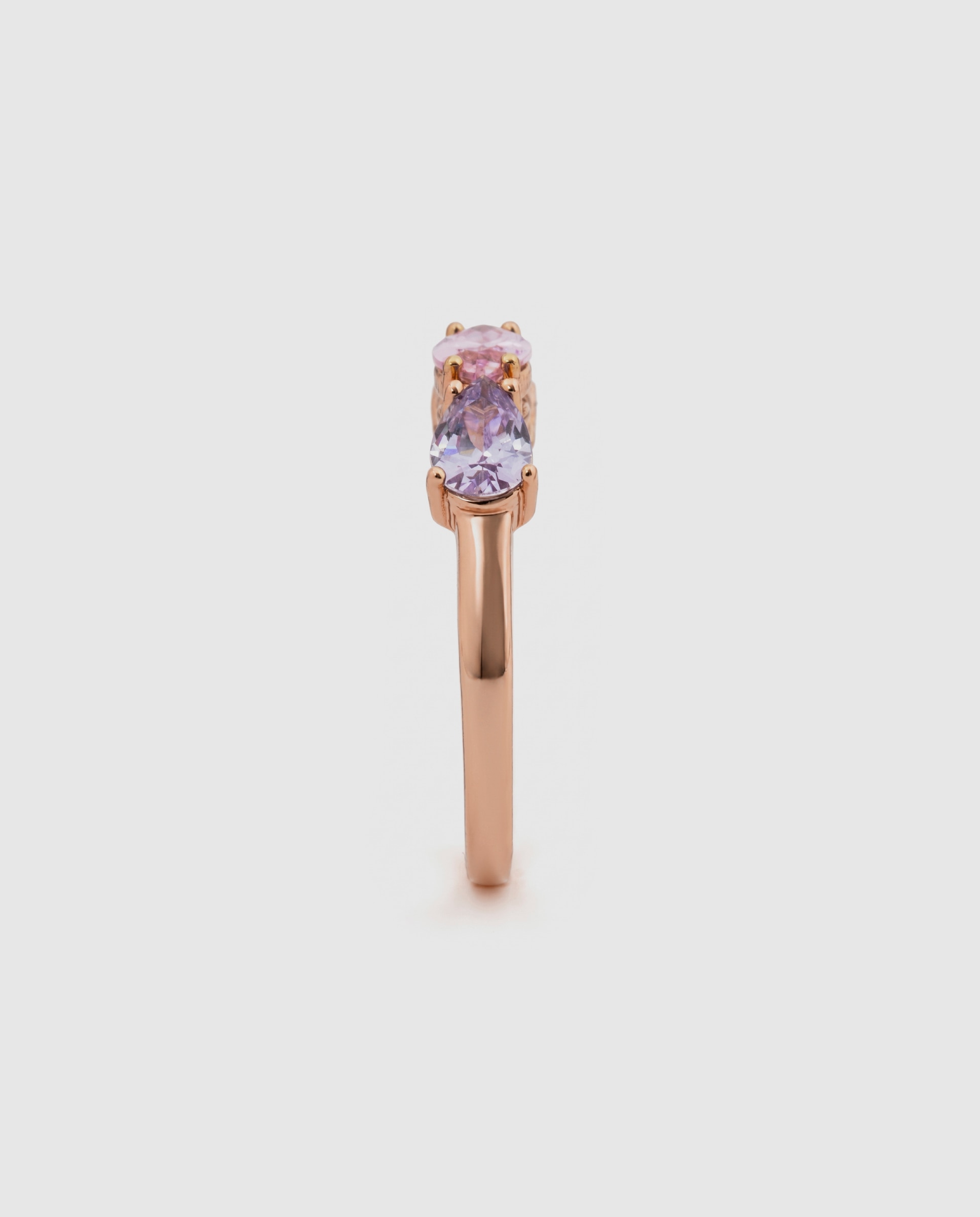 Anel Special Edition com Acabamento em Ouro Rosa 18k e Zirconita Multicolor-3