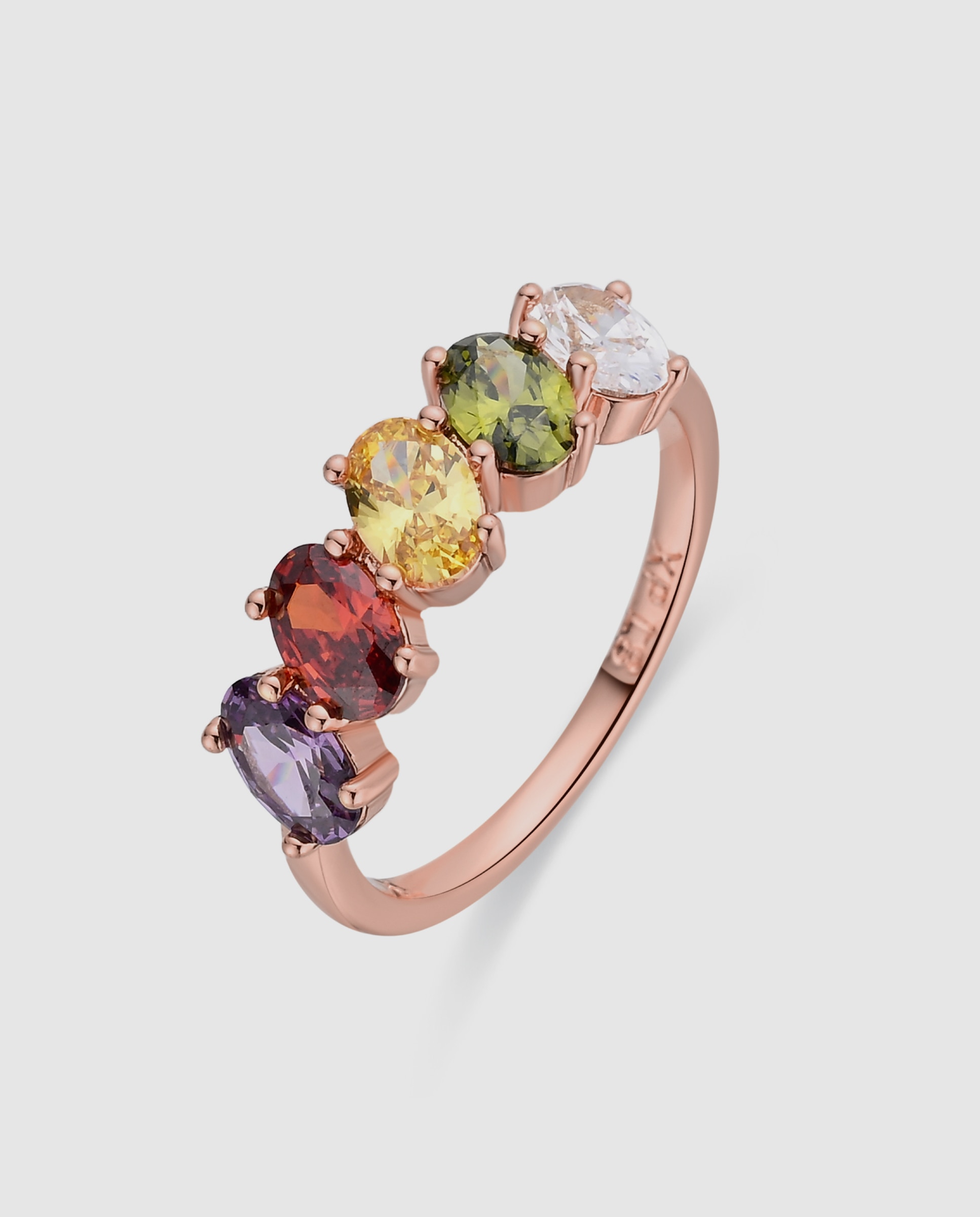 Imagem 0 de Anel Special Edition com Acabamento em Ouro Rosa de 18k e Zirconita Multicolor