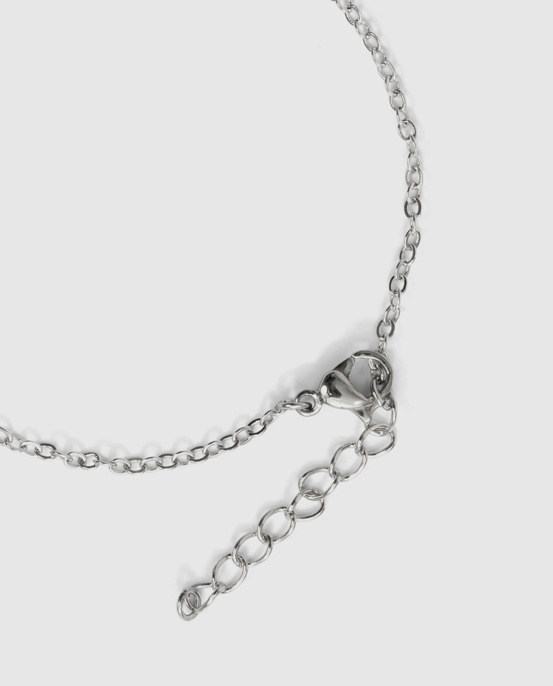 Pulseira Special Edition Acabada em Ródio com Pérola Branca e Cristal Azul-7