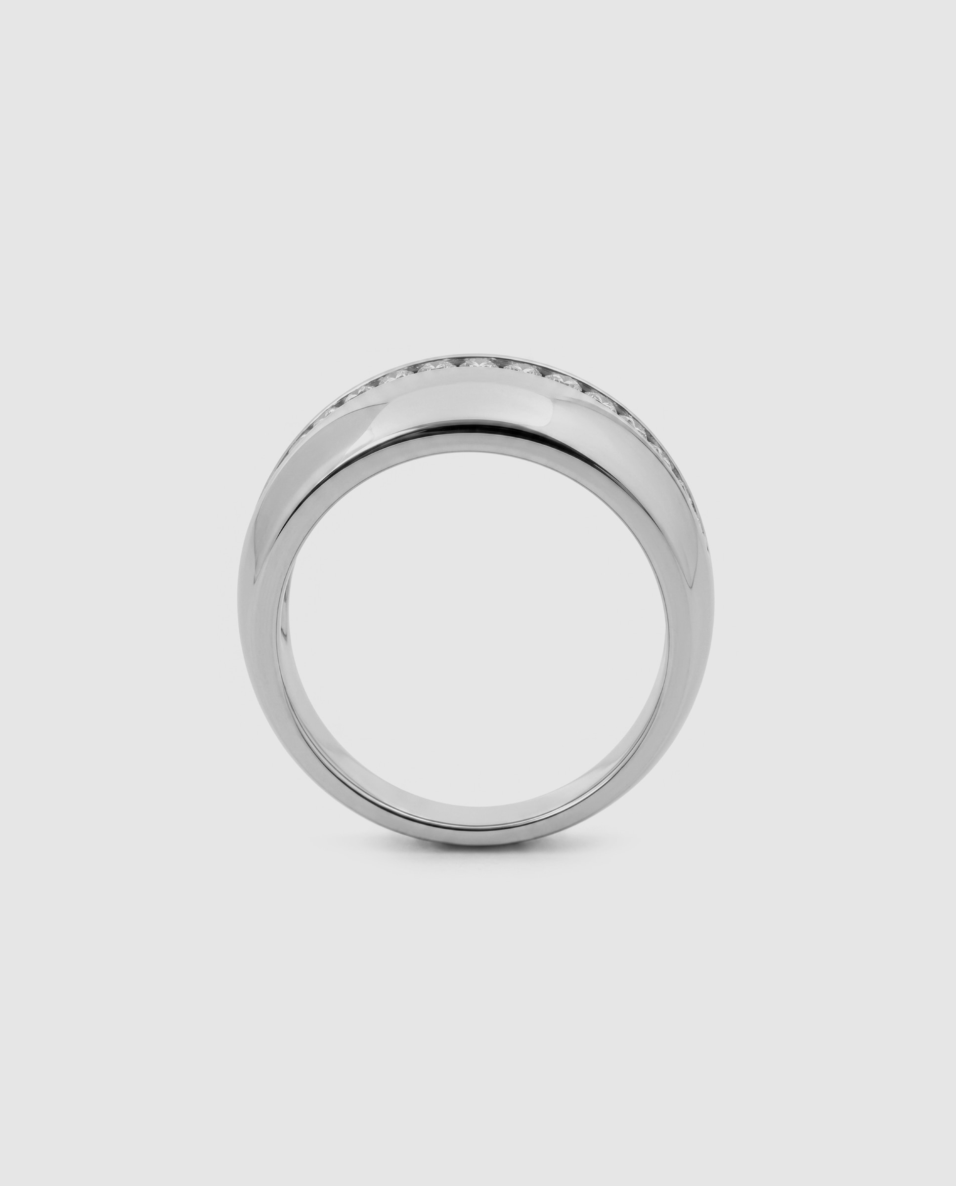 Anel Special Edition com Acabamento em Ródio e Zirconita Brilhante Prateado-7
