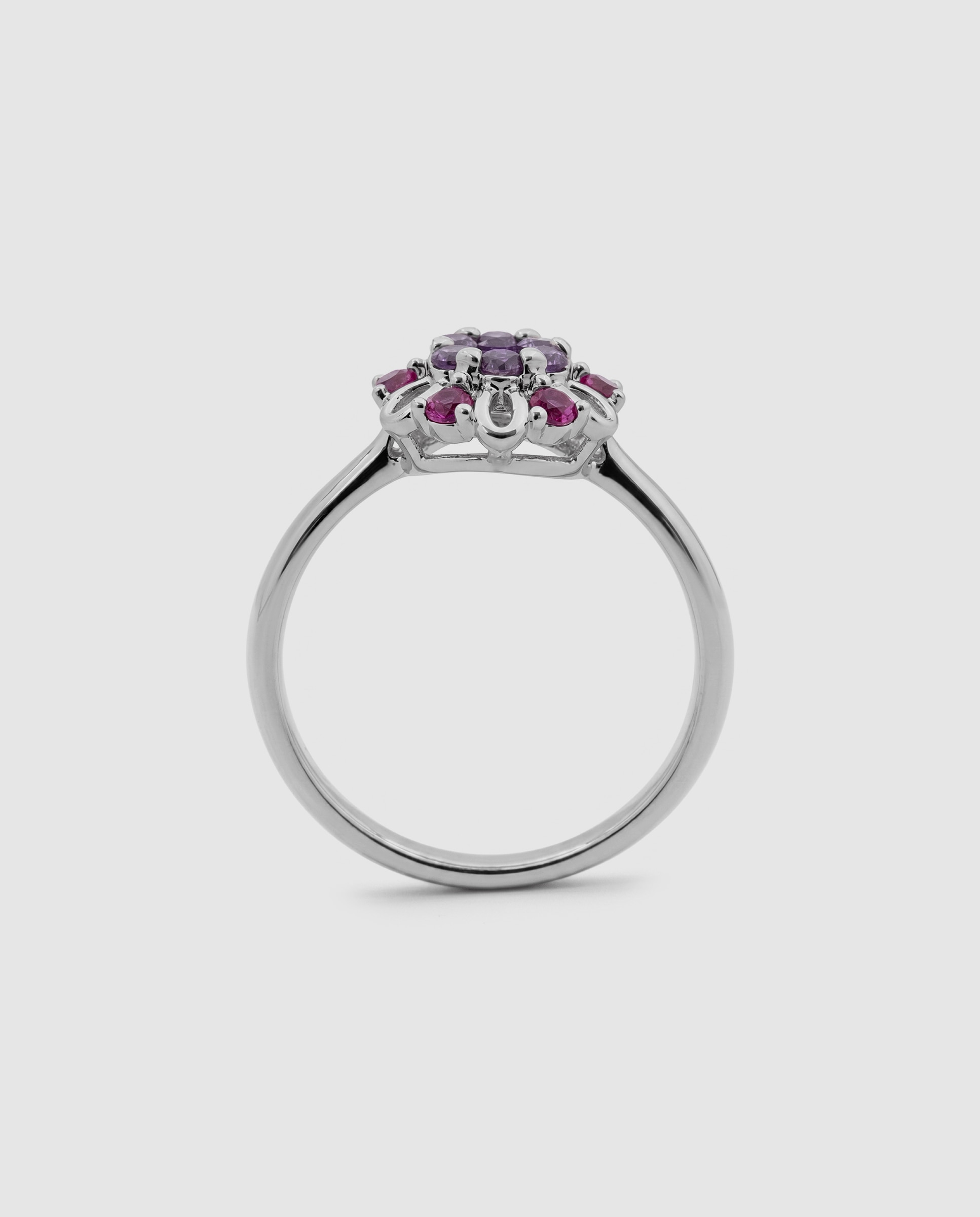 Anel Special Edition com Acabamento em Ródio e Zirconita Multicolor-7