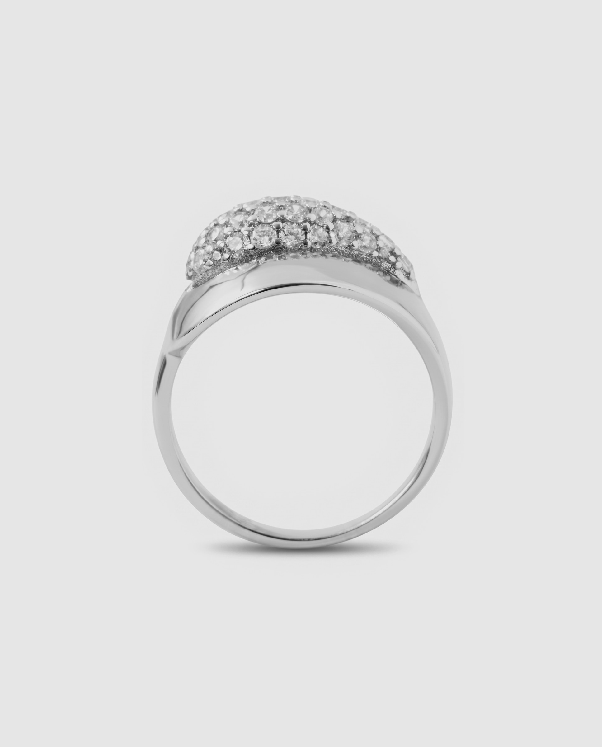 Anel Special Edition com Acabamento em Ródio e Zirconita Brilhante Prateado-7