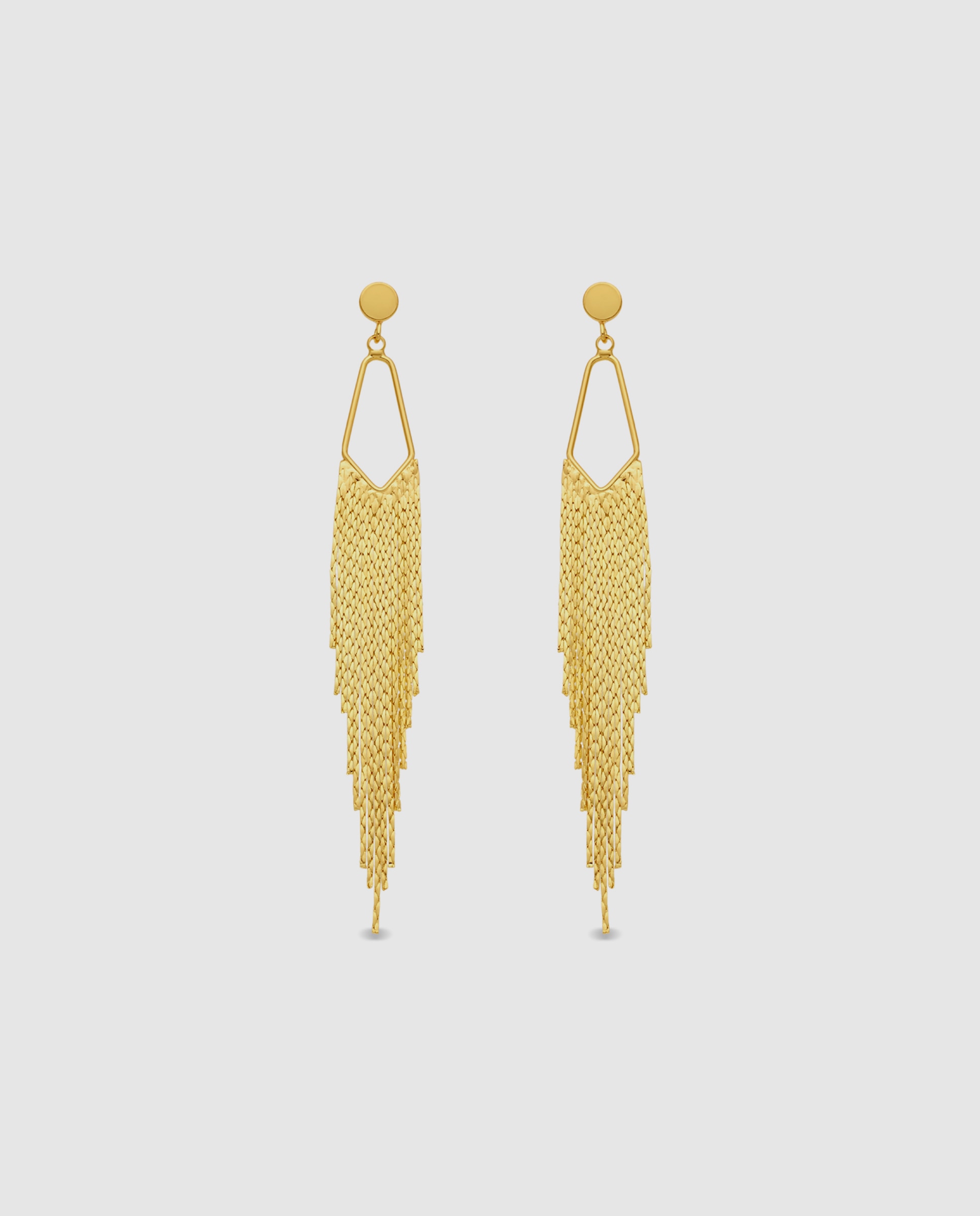 Imagem 0 de Brincos Africa Acabados em Ouro Amarelo de 18k
