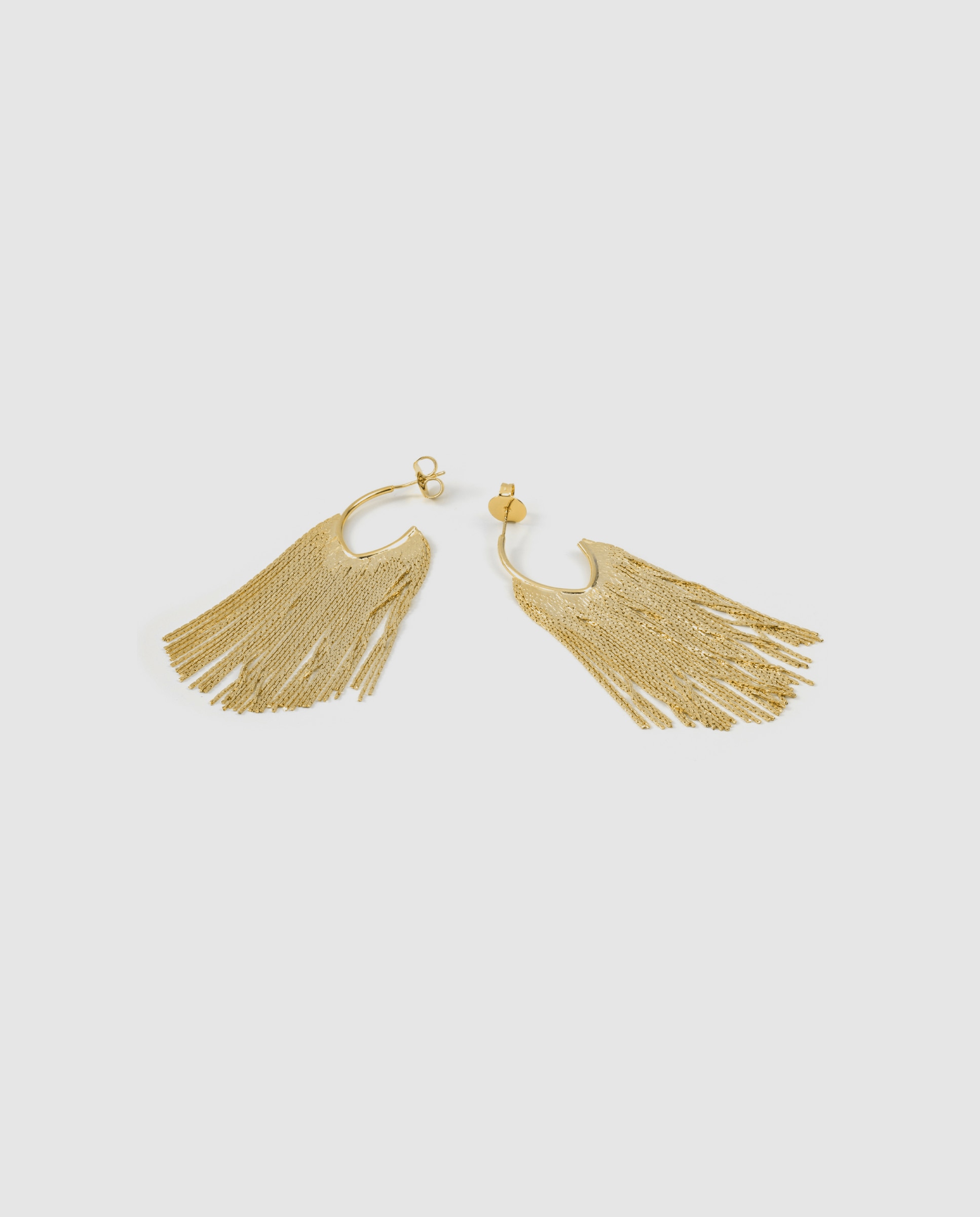 Brincos Africa Acabados em Ouro Amarelo de 18k Dourado-6
