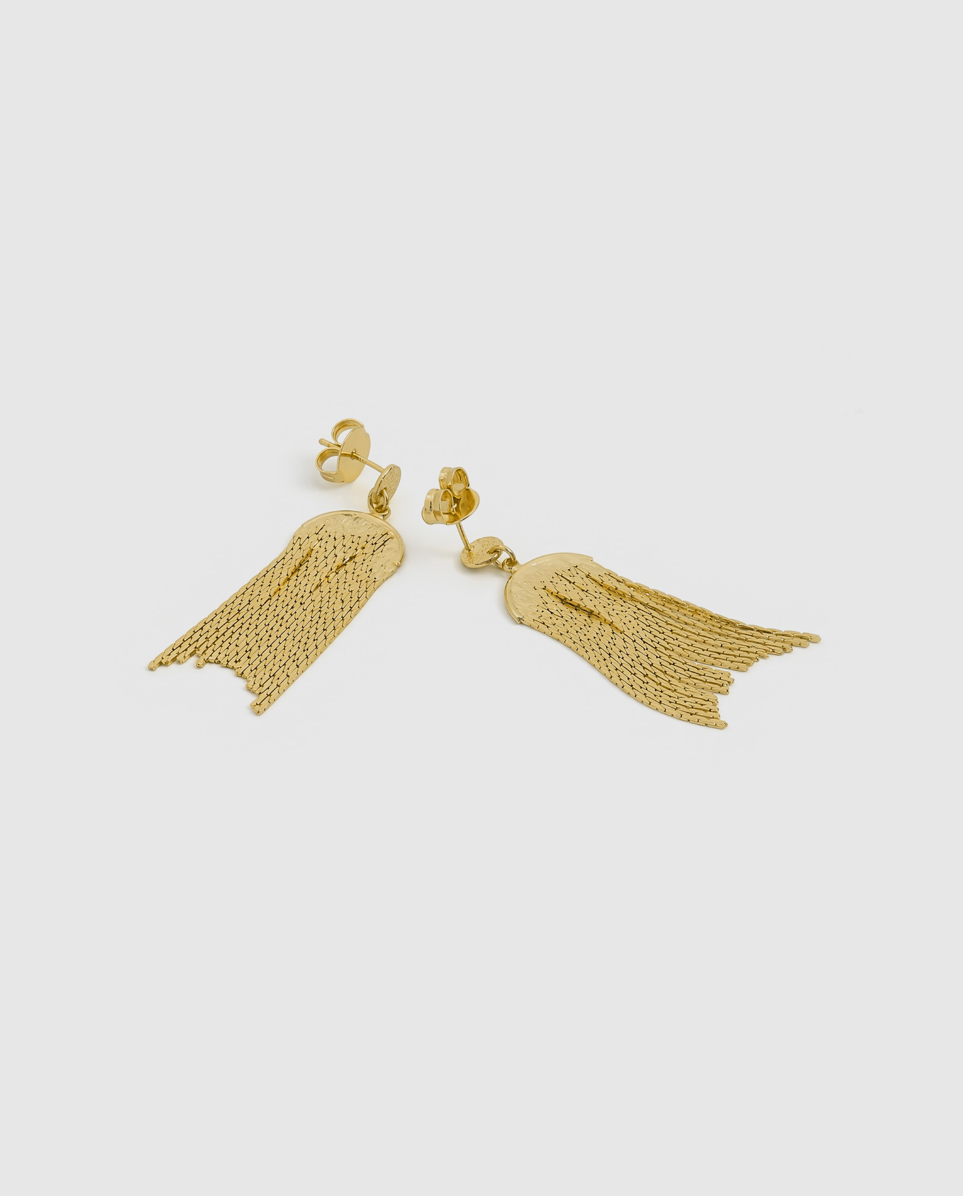 Brincos Africa Acabados em Ouro Amarelo de 18k Dourado-6