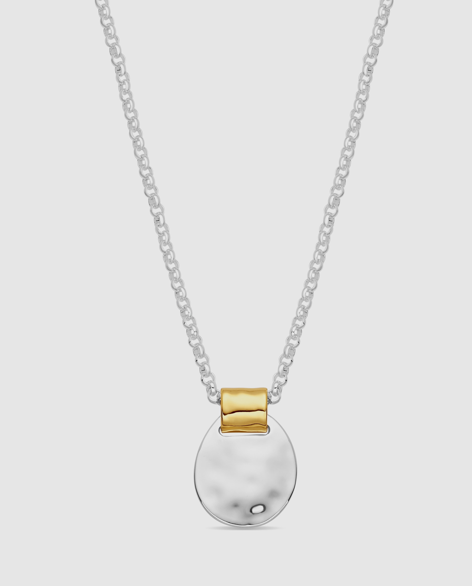 Imagem 0 de Colar Africa Acabado em Ouro Amarelo 18k e Ródio