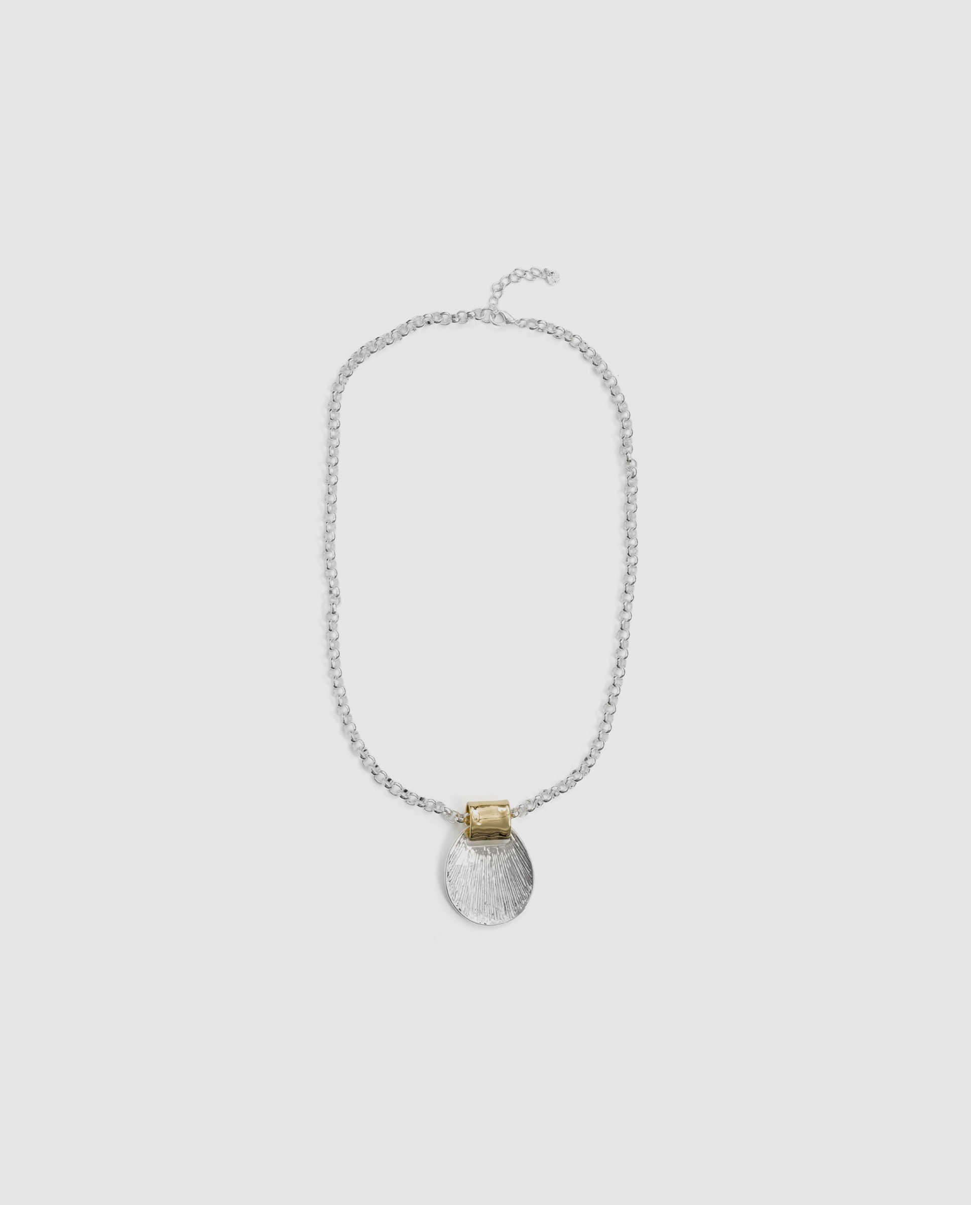 Colar Africa Acabado em Ouro Amarelo 18k e Ródio Multicolor-3