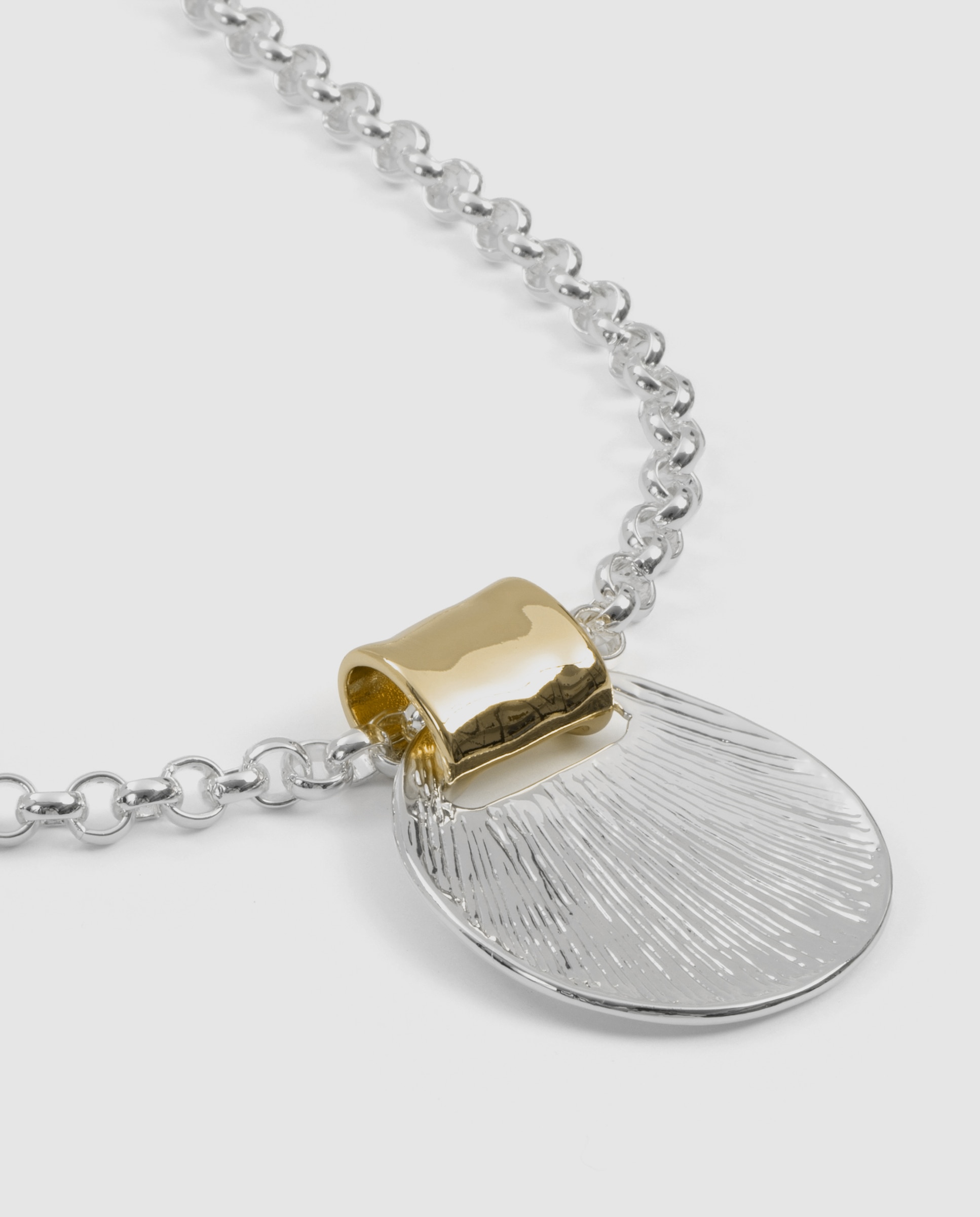 Colar Africa Acabado em Ouro Amarelo 18k e Ródio Multicolor-6