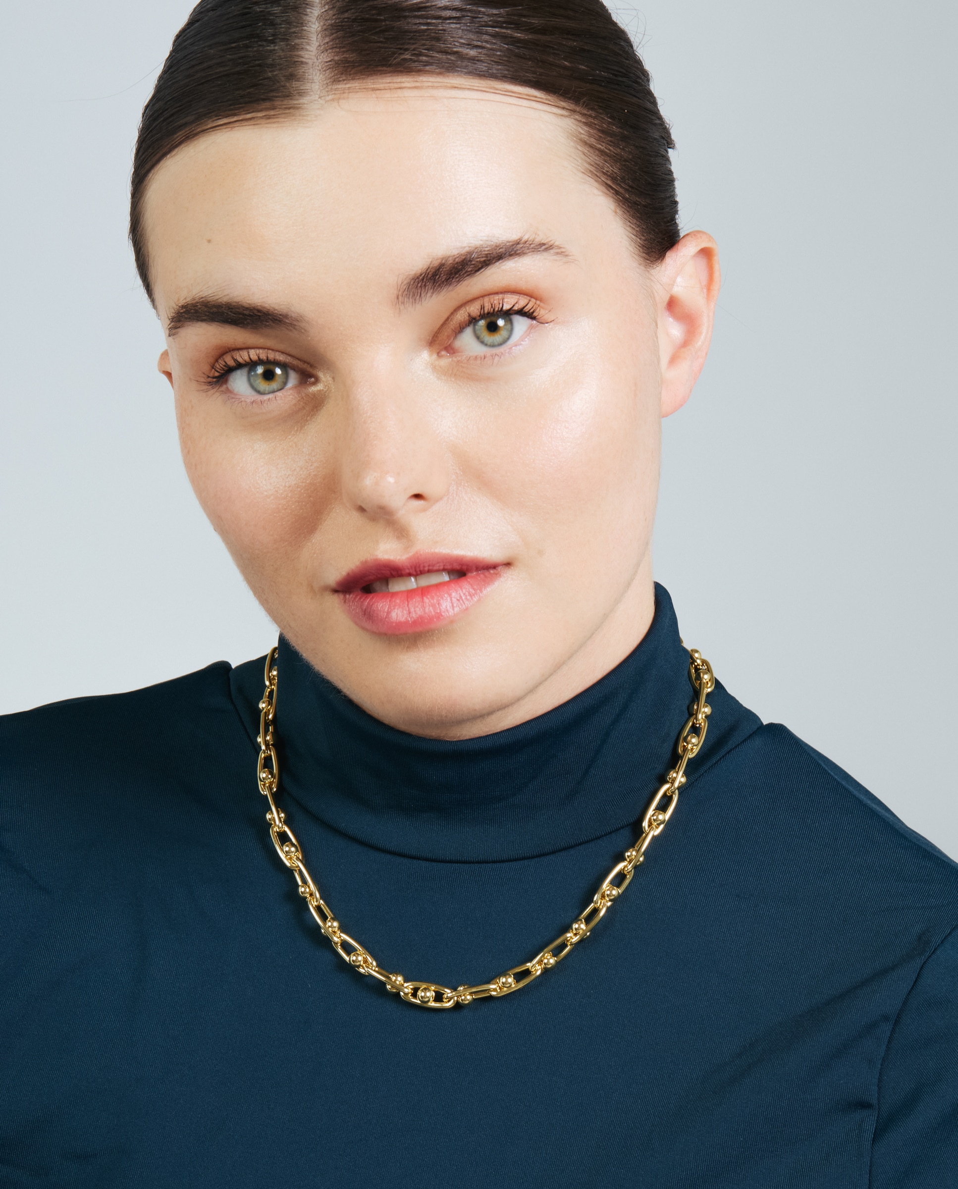 Colar Africa com Acabamento em Ouro Amarelo de 18k Dourado-5