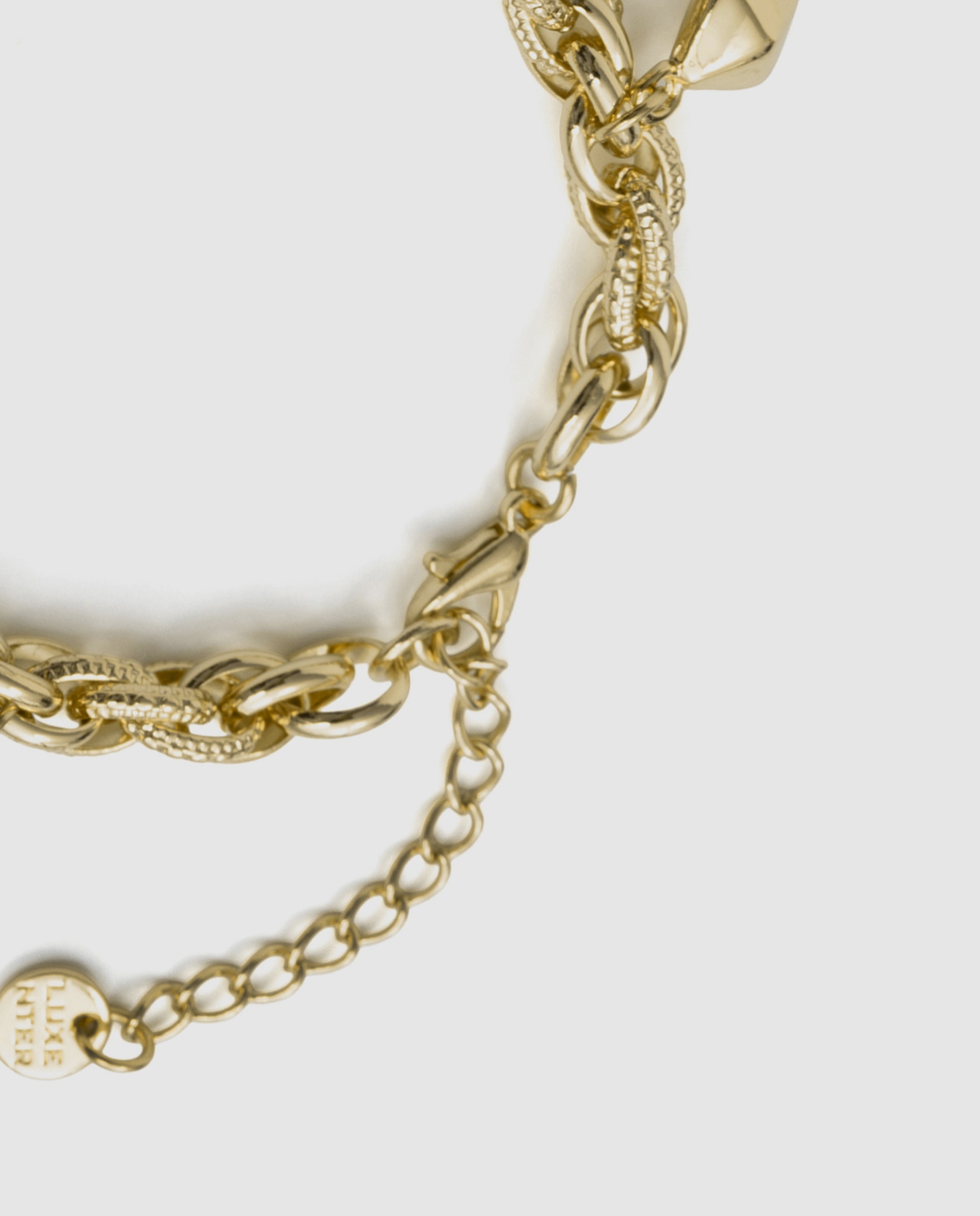 Pulseira de Elos África com Cristal Acabada em Ouro Amarelo de 18k Multicolor-7