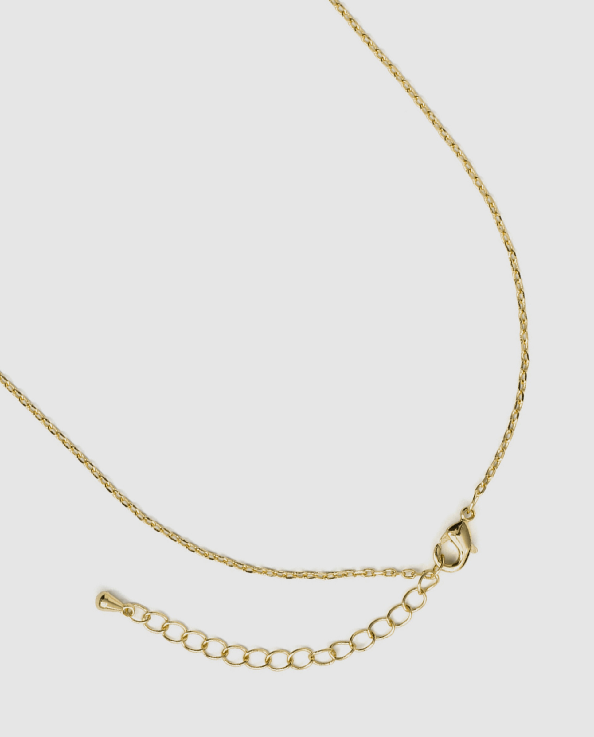 Colar Africa com Cristal Acabado em Ouro Amarelo de 18k Azul-7