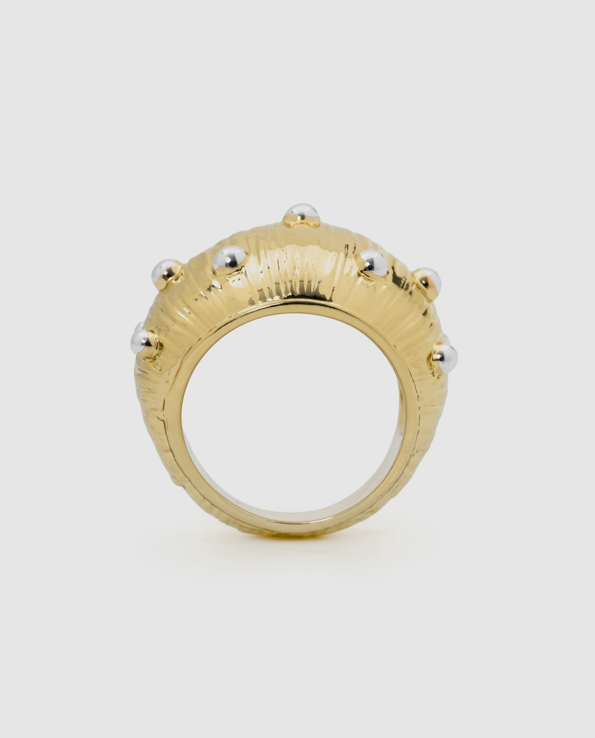 Anel Africa com Acabamento em Ouro Amarelo de 18k Dourado-7