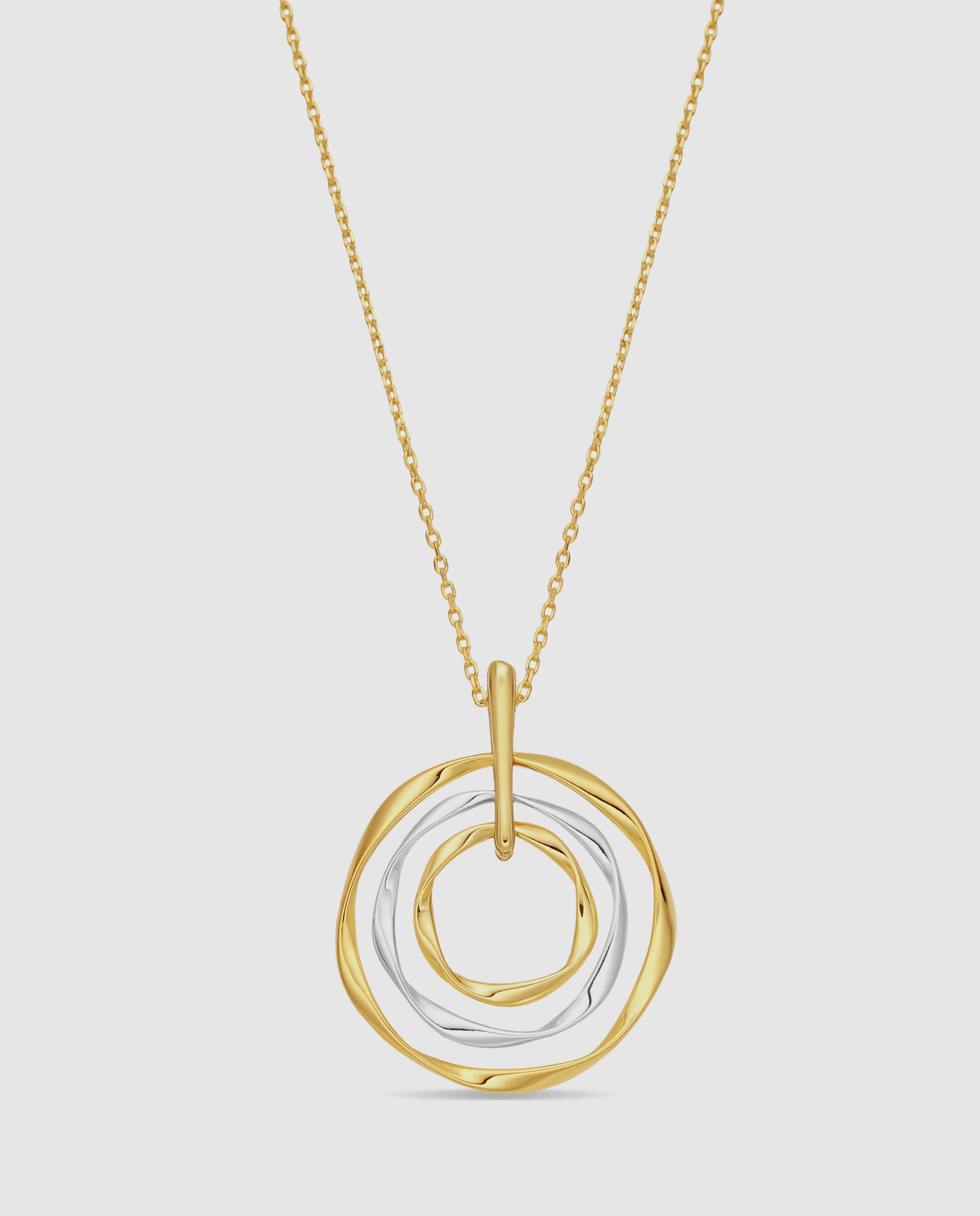 Imagem 0 de Colar Africa Acabado em Ouro Amarelo 18k e Ródio