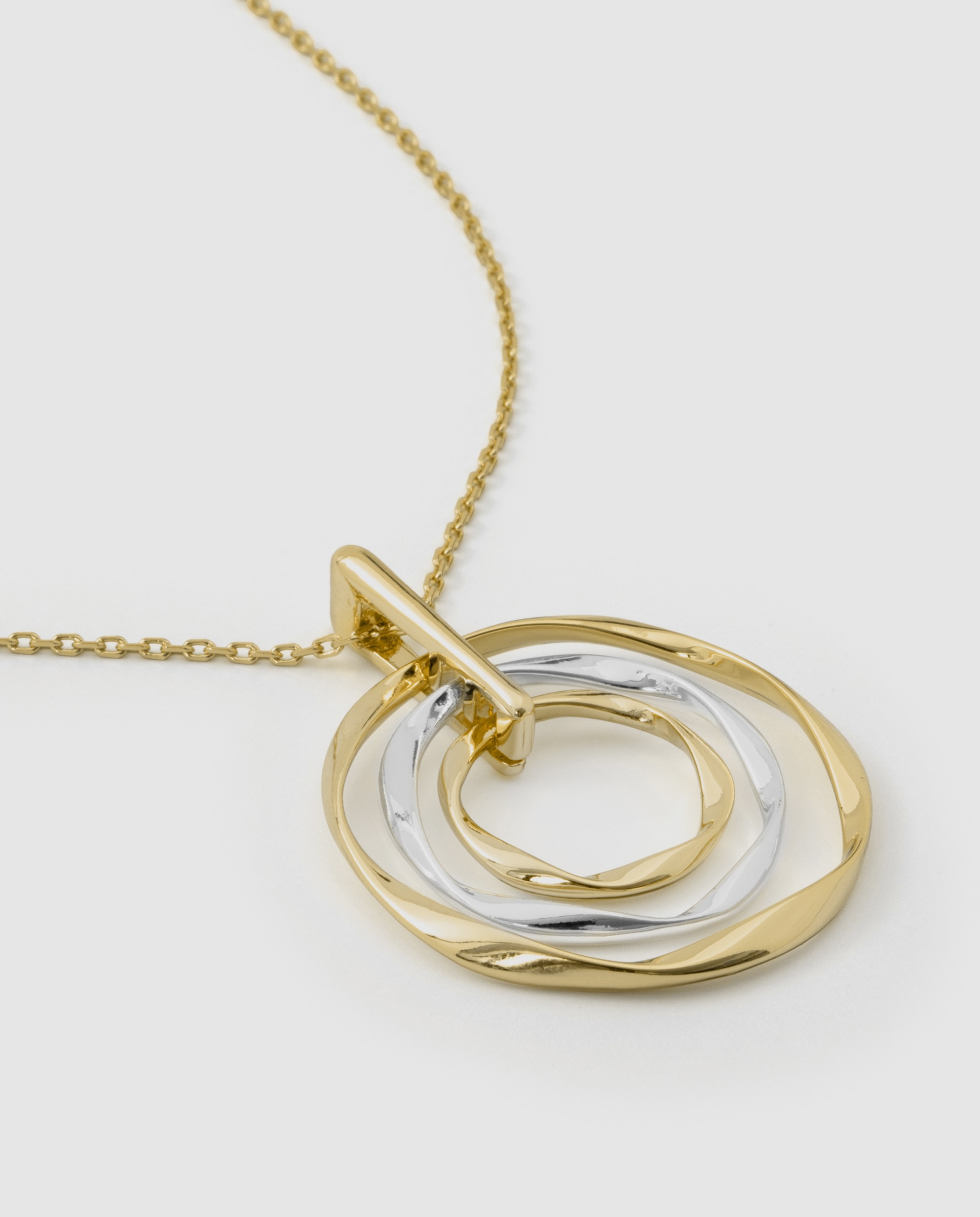 Colar Africa Acabado em Ouro Amarelo 18k e Ródio Multicolor-6
