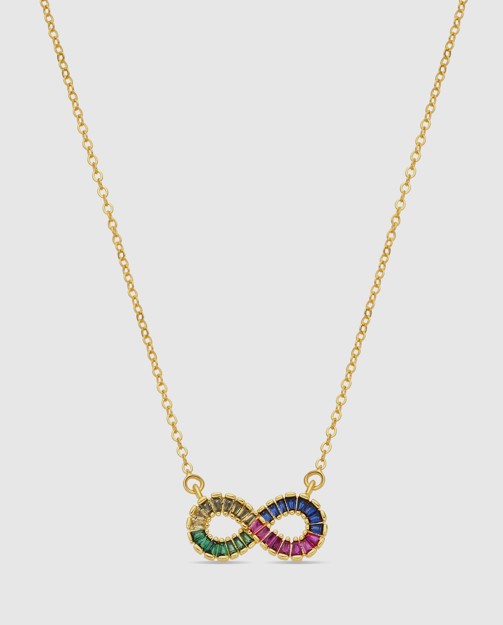 Imagem 0 de Colar Deluxe com Zirconita Acabado em Ouro Amarelo de 18k