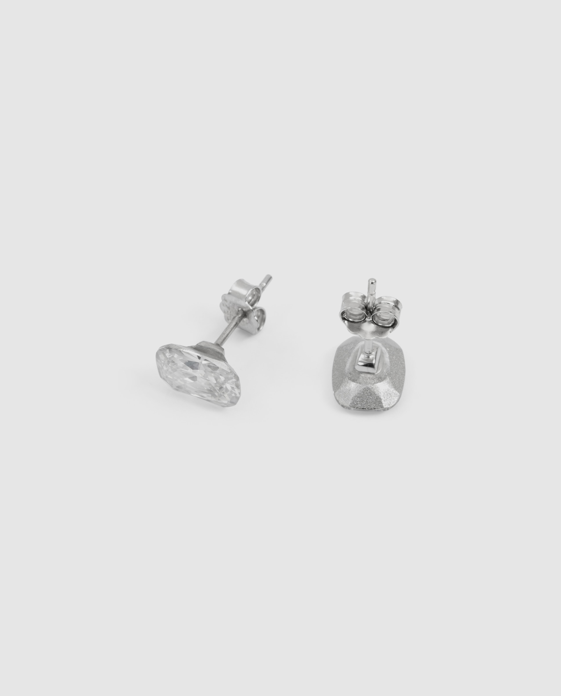 Brincos Africa com Zircônias e Acabamento em Ródio Branco-6