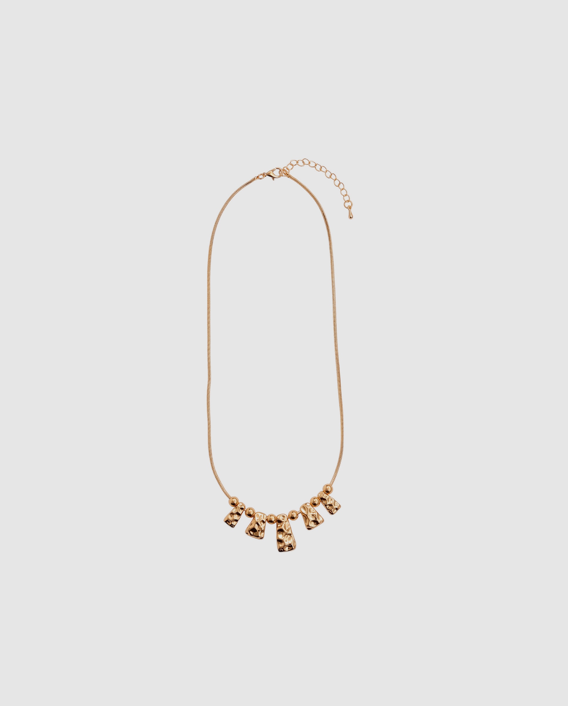 Colar Africa com Acabamento em Ouro Amarelo de 18k Dourado-3