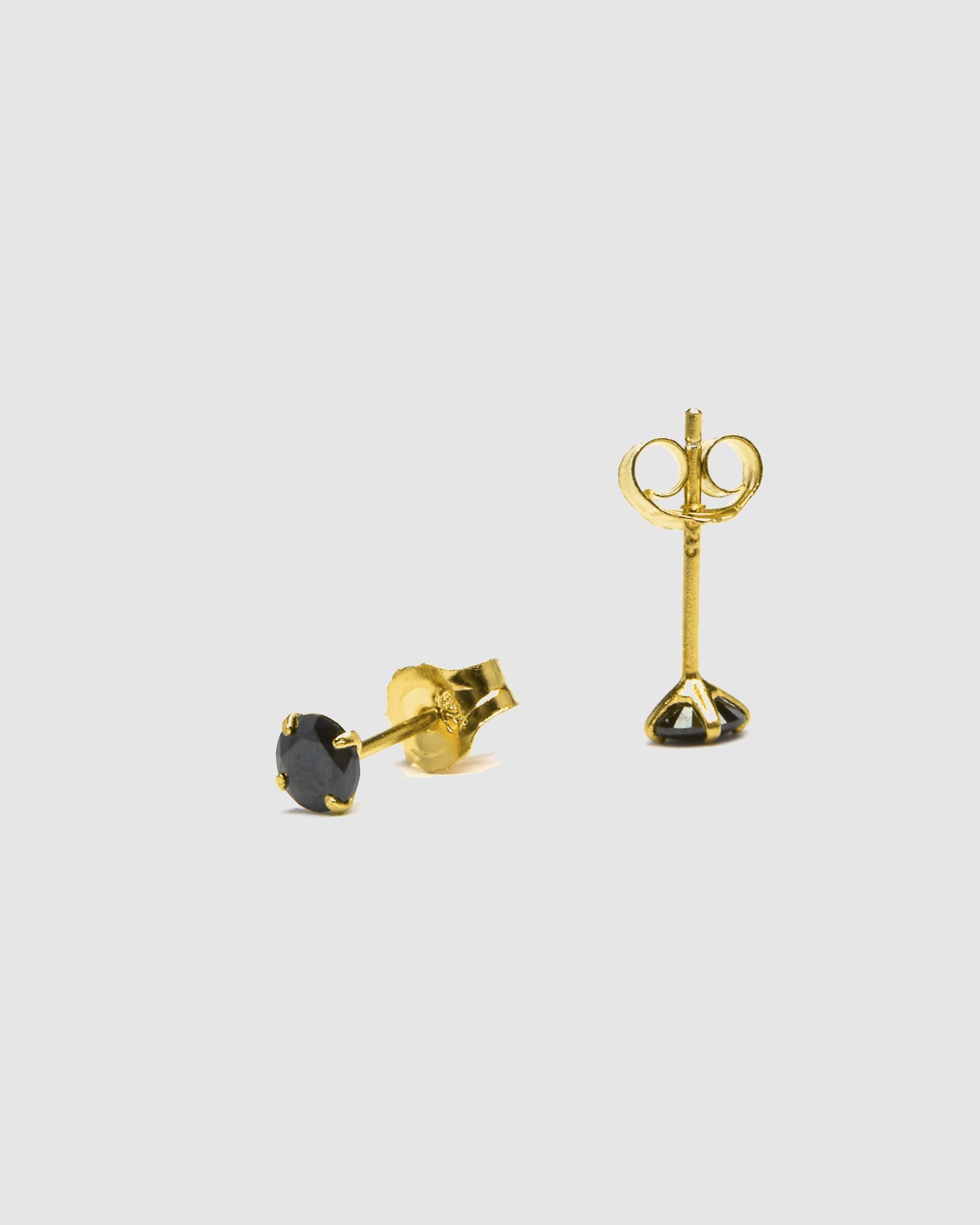 Brincos África Moda de Prata de Lei 925 com Acabamentos em Ouro Amarelo de 18 Quilates Ouro-5