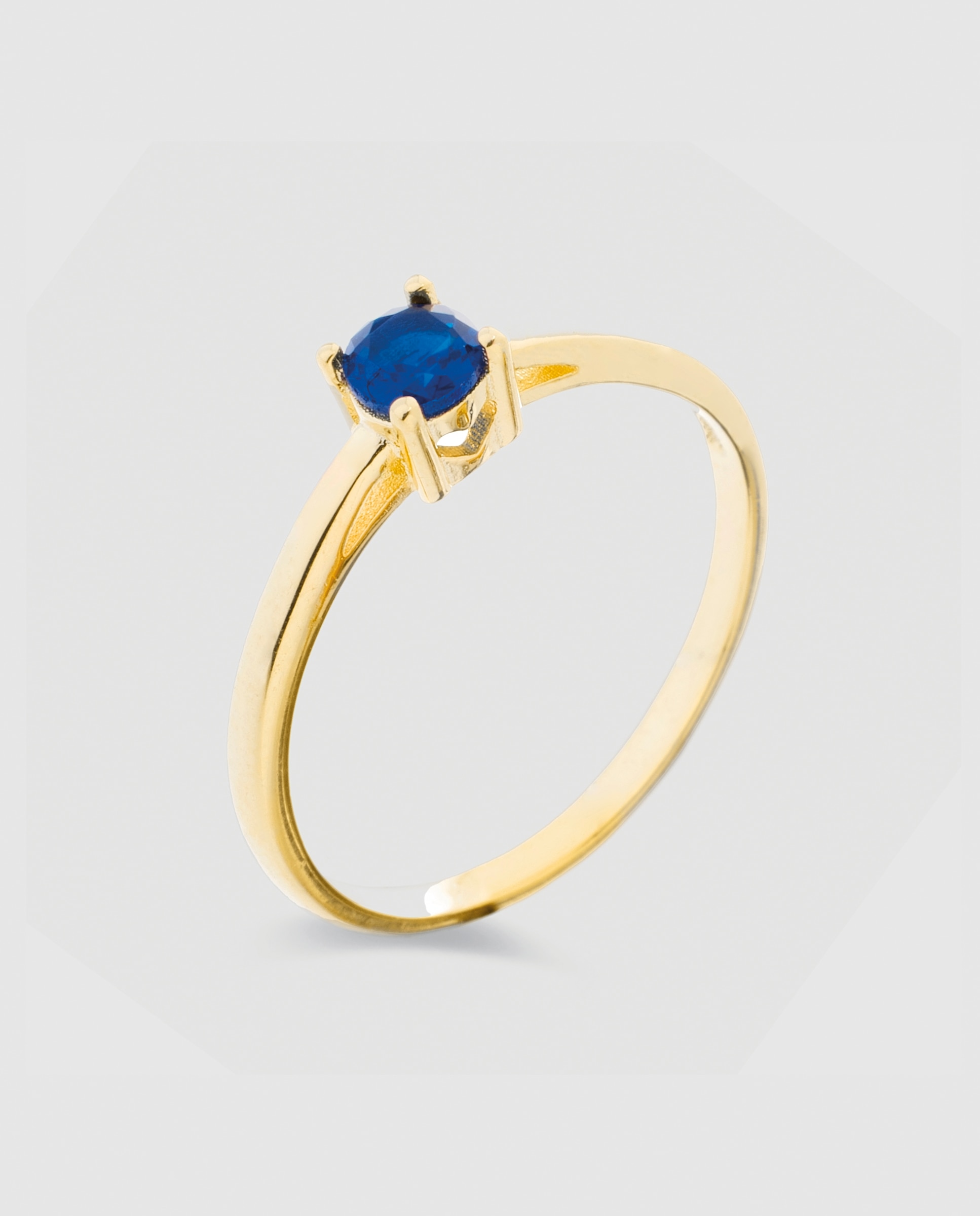 Anel África Moda de Prata de Lei 925 com Acabamento em Ouro Amarelo de 18 Quilates com Quartzo Hidrotermal Lápis-lazúli Ouro-1