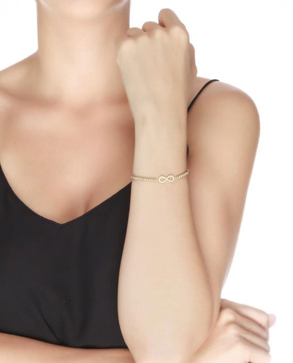 Pulseira de Corrente Pide Un Deseo de Prata de Lei 925 com Acabamento em Ródio e Zirconita Brilhante Prata-2
