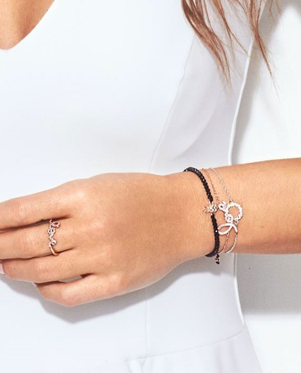 Pulseira de Corrente Momentos para Brilhar de Prata de Lei 925 Acabada em Ródio com Zirconita Brilhante Prata-4