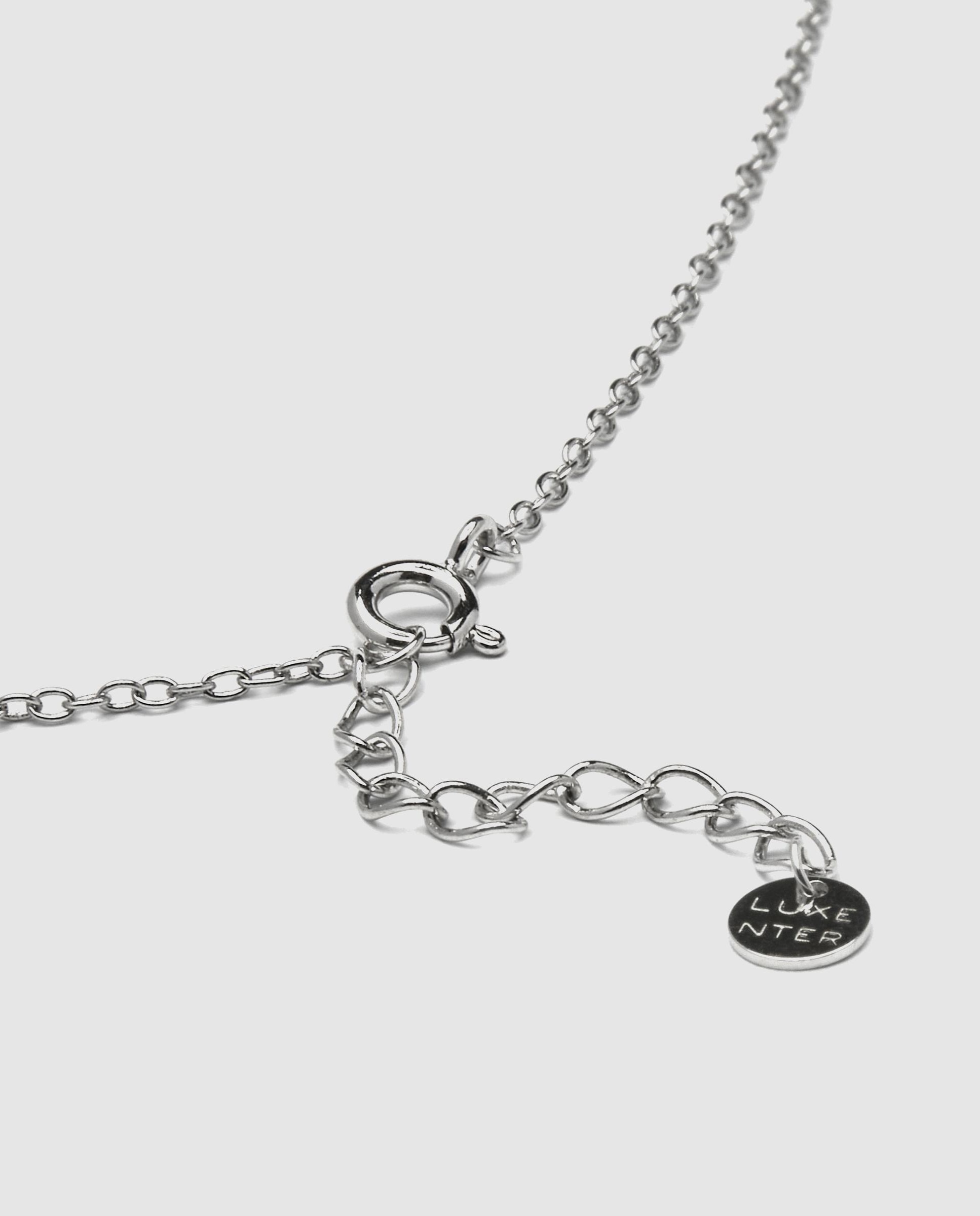 Colar Momentos para Brilhar de Prata de Lei 925 com Acabamento em Ródio e Zirconita Brilhante Branco-4
