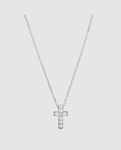 Imagem 0 de Colar Pide Un Deseo Acabado em Ródio com Zirconita Brilhante