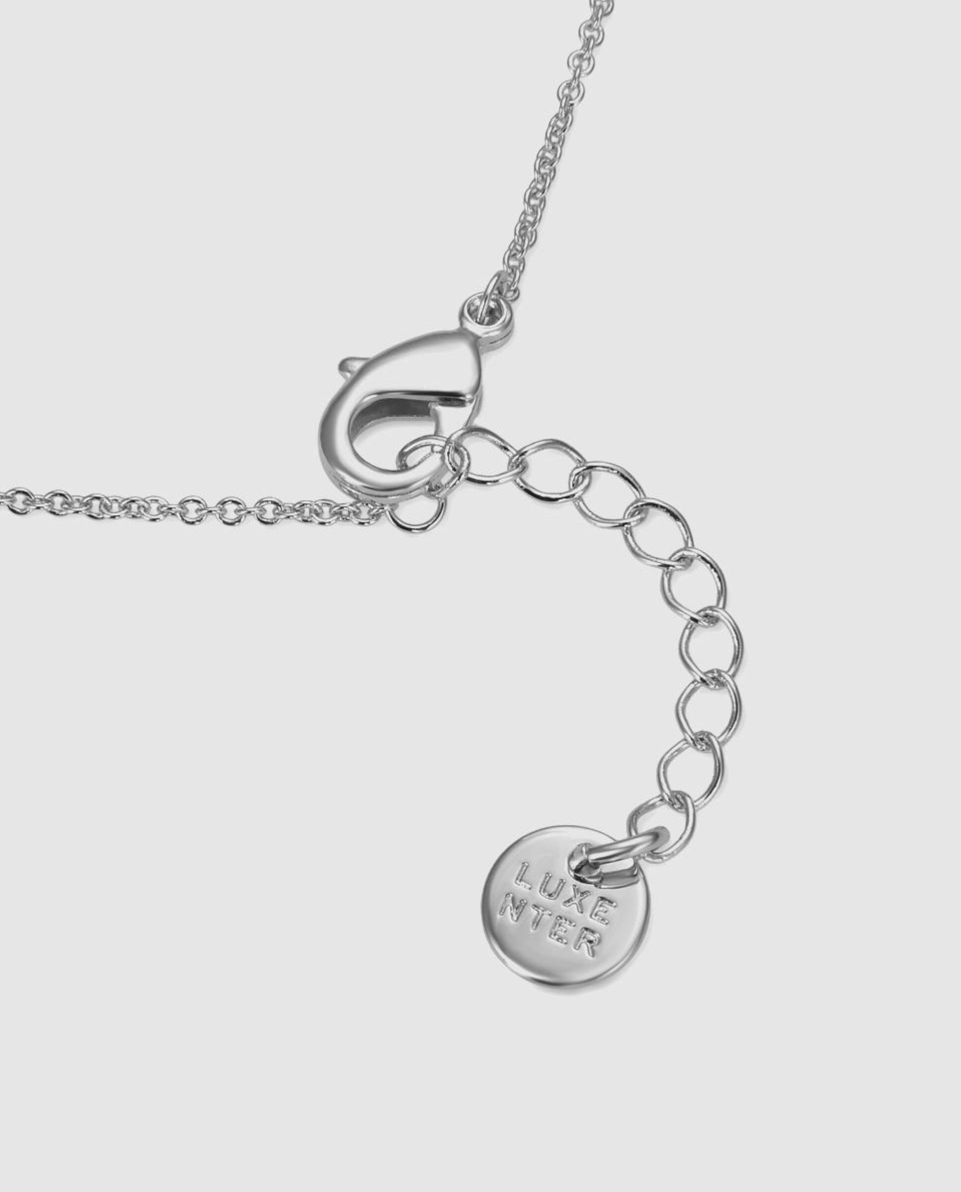Colar Pide Un Deseo de Prata de Lei 925 com Acabamento em Ródio e Zirconita Brilhante Branco-6