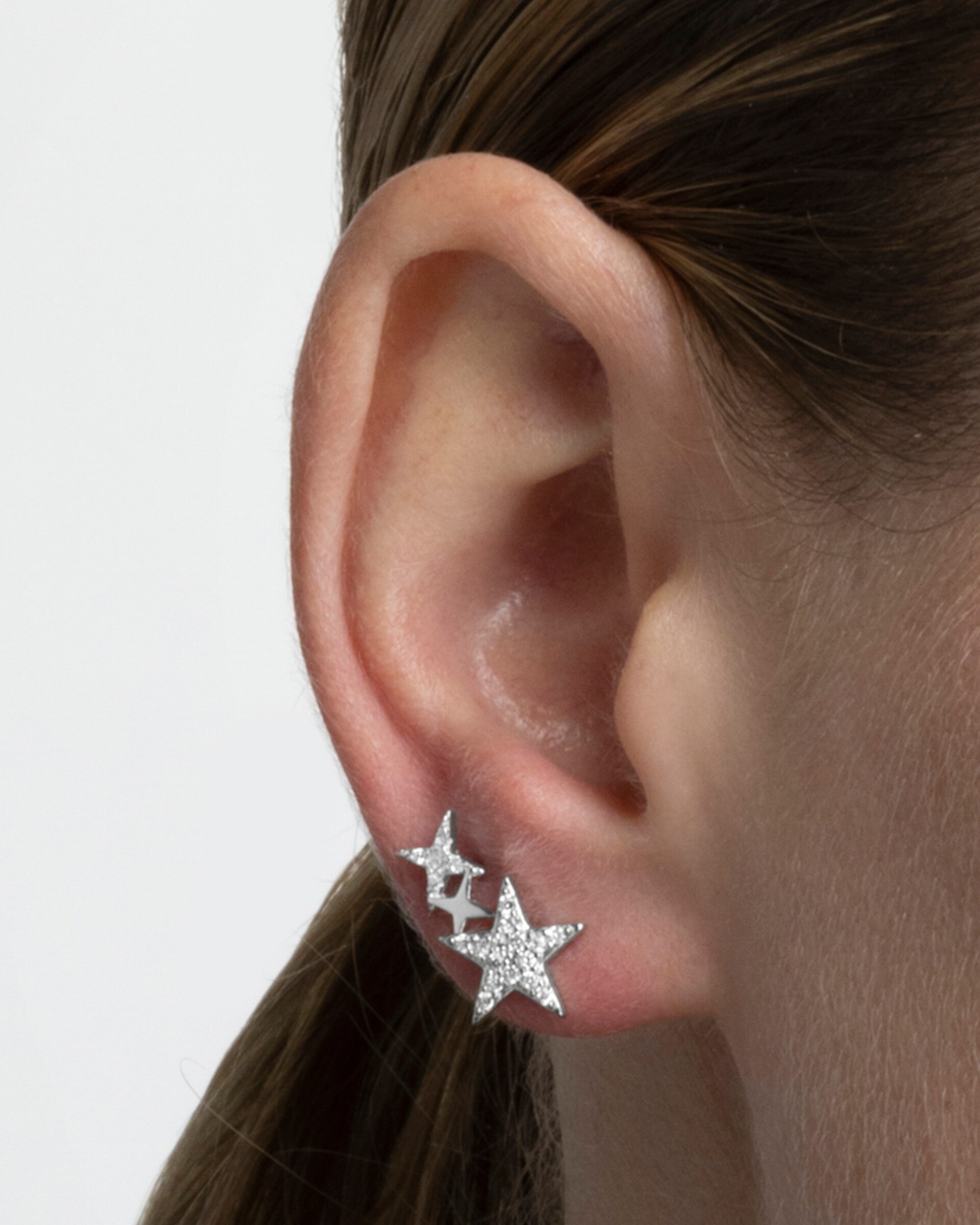 Piercing Personalizável de Prata de Lei 925 com Acabamento em Ródio e Zirconita Brilhante Prata-4
