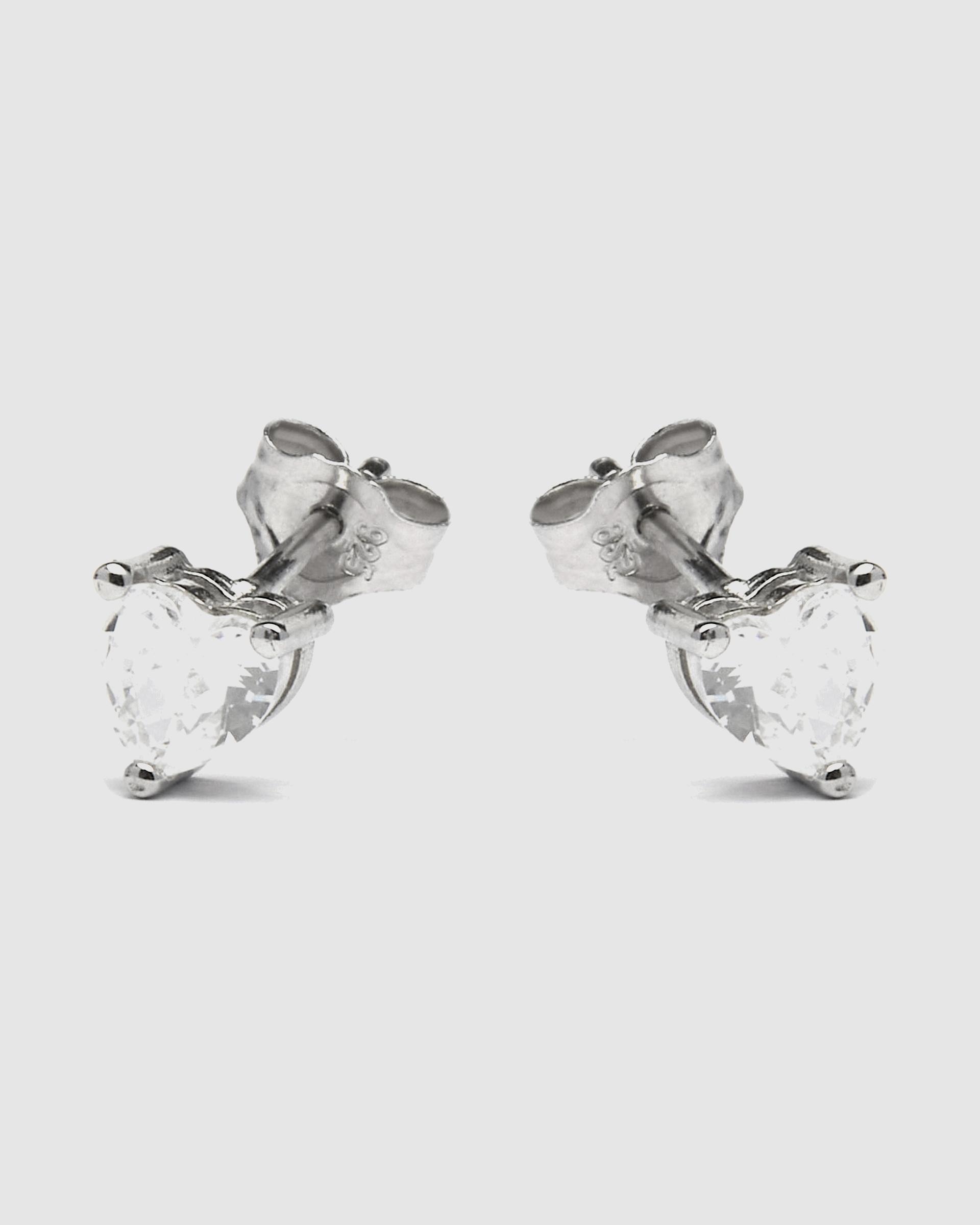 Brincos Momentos para Brilhar de Prata de Lei 925 com Acabamentos em Ródio e Zirconita Brilhante Prata brilhante / Transparente-3