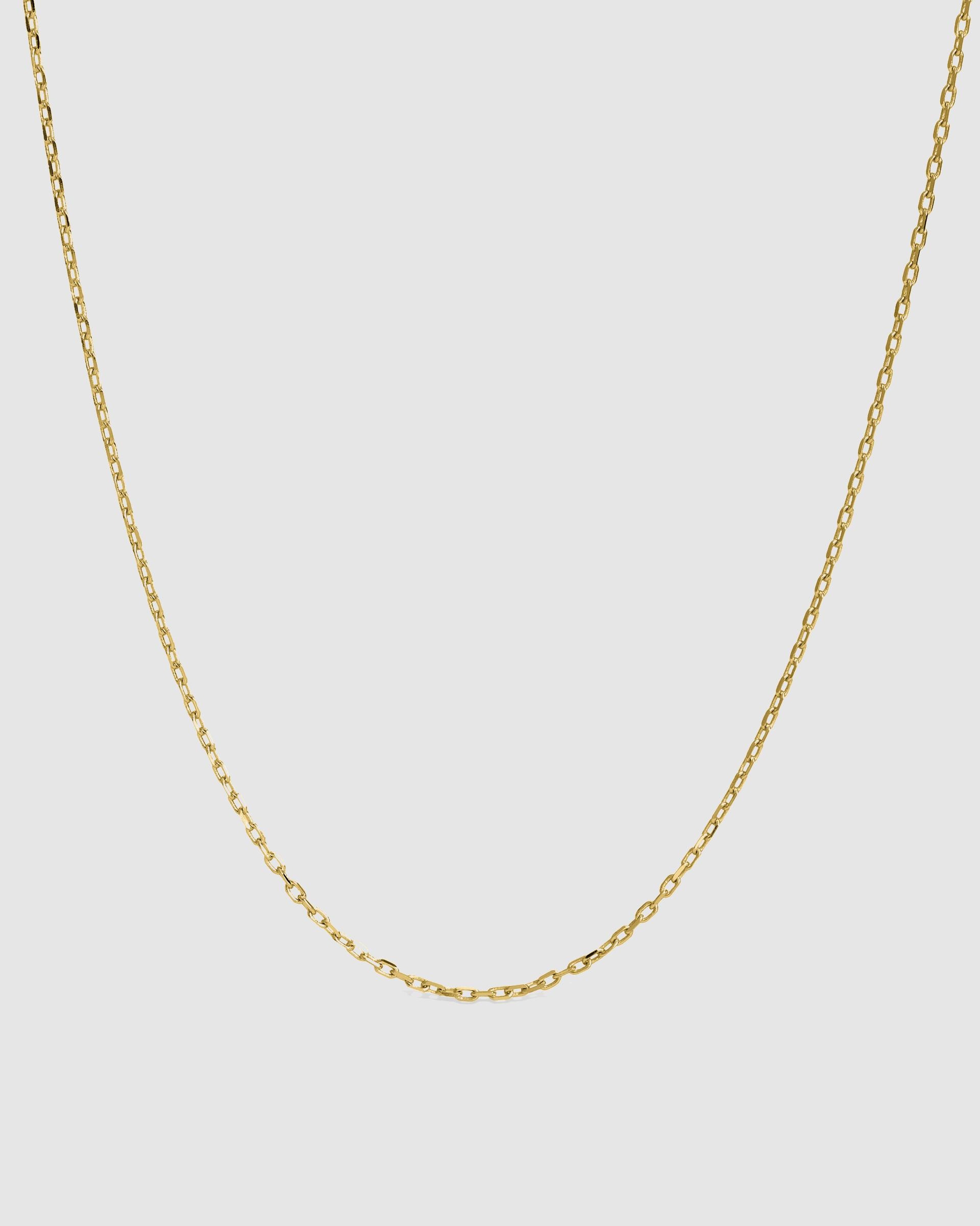 Colar de Prata de Lei 925 com Acabamento em Ouro de 18 Quilates Dourado-1