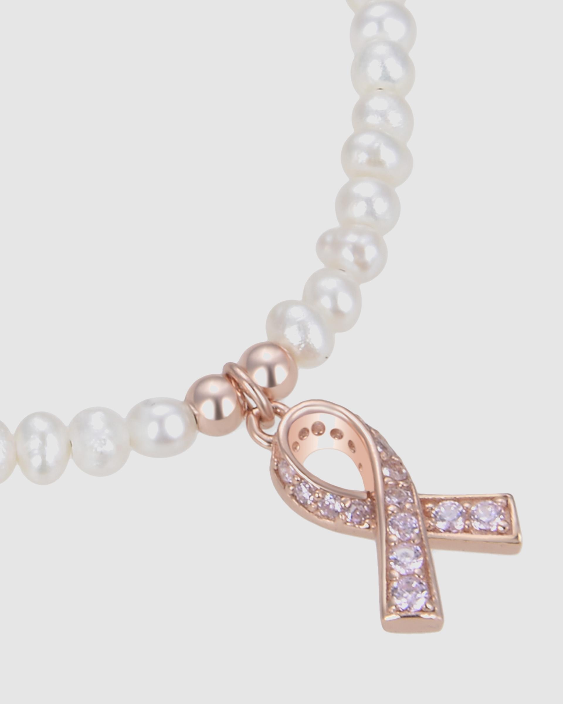 Colar Special Edition de Prata de Lei 925 com Acabamento em Ouro Rosa de 18 Quilates e Pérola Branca Rosa-6