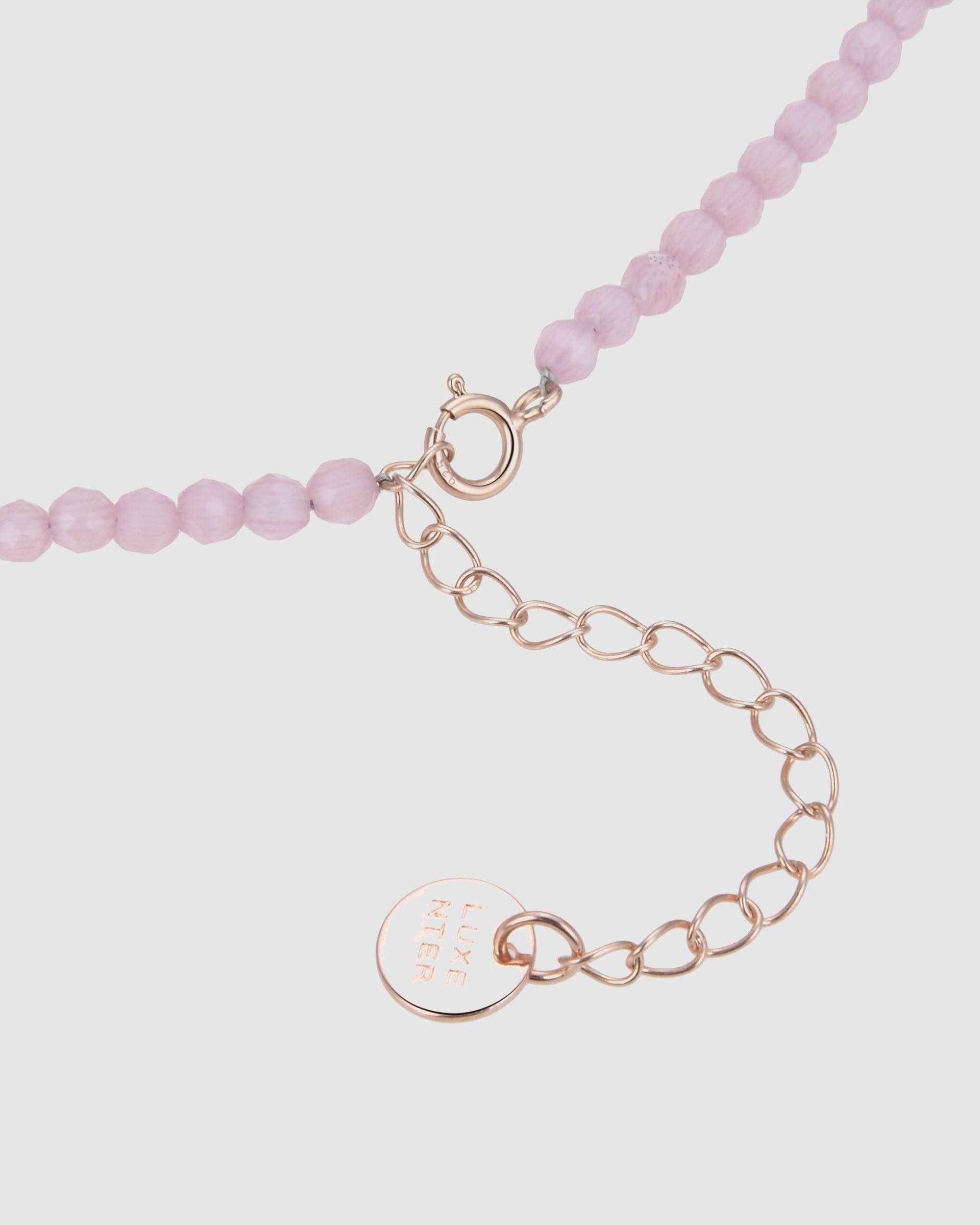 Colar Special Edition de Prata de Lei 925 com Acabamento em Ouro Rosa de 18 Quilates e Pérola Branca Rosa-7