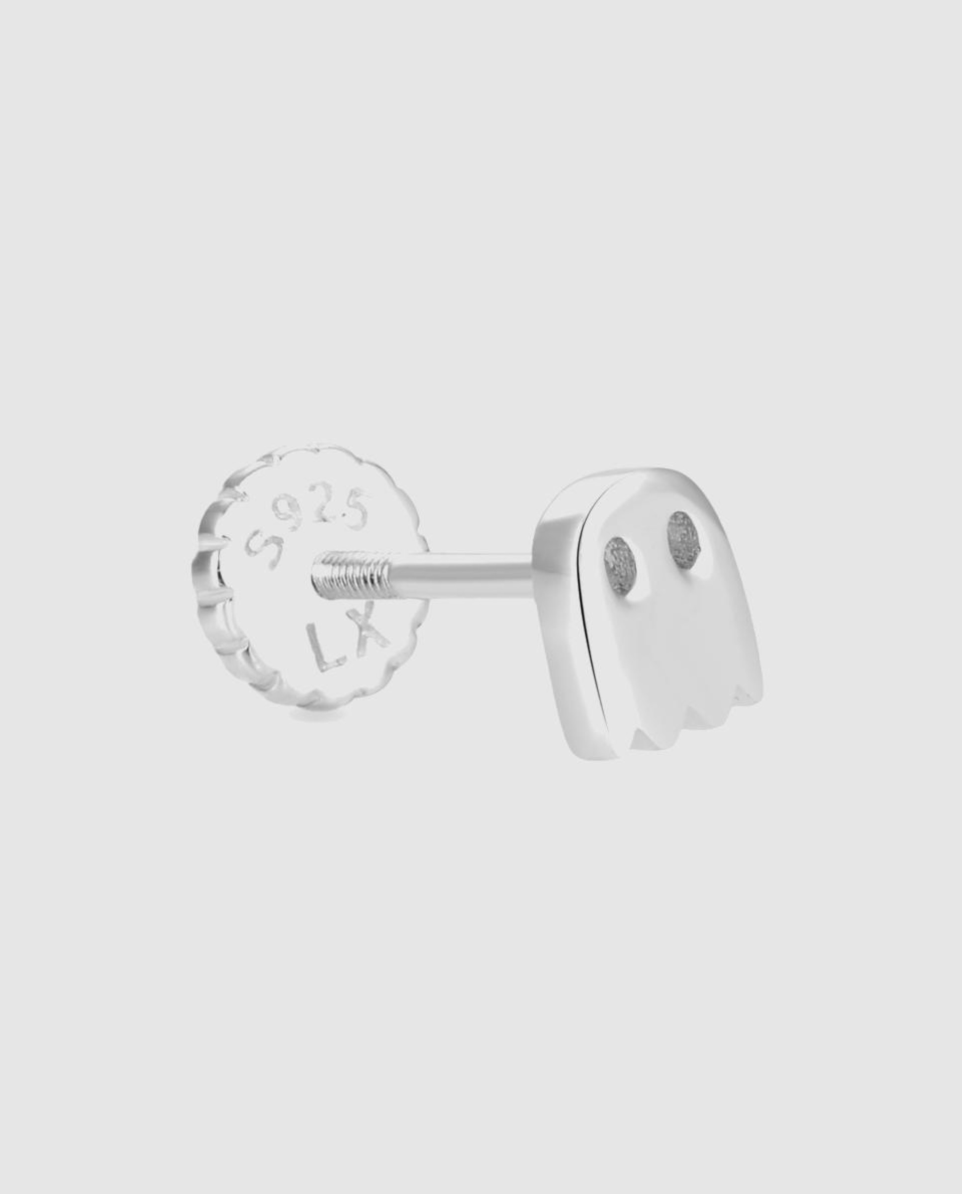 Piercing Personalizável de Prata de Lei 925 com Acabamento em Ródio Cinzento-1