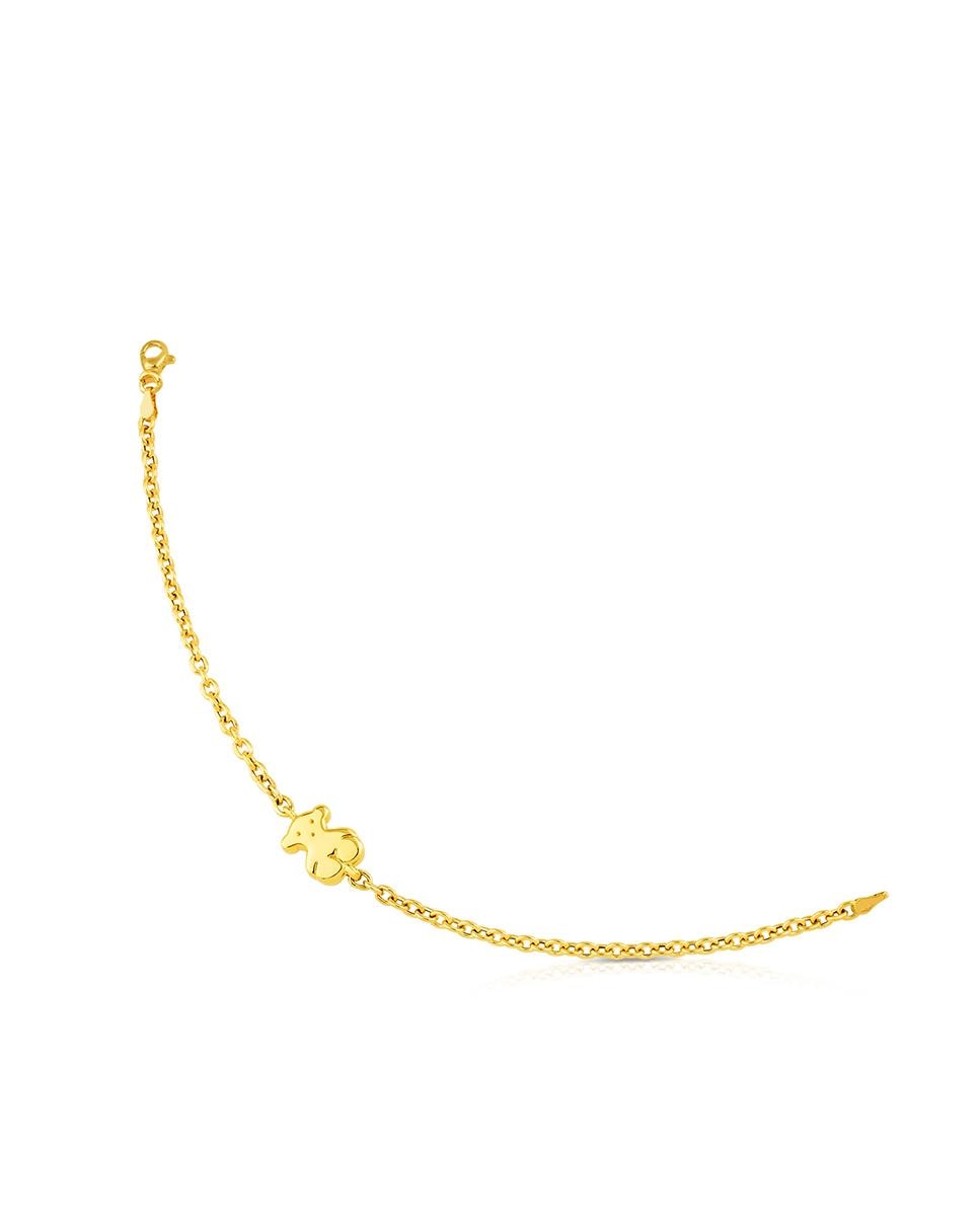 Pulseira de Corrente Sweet Dolls em Ouro Amarelo Dourado-1