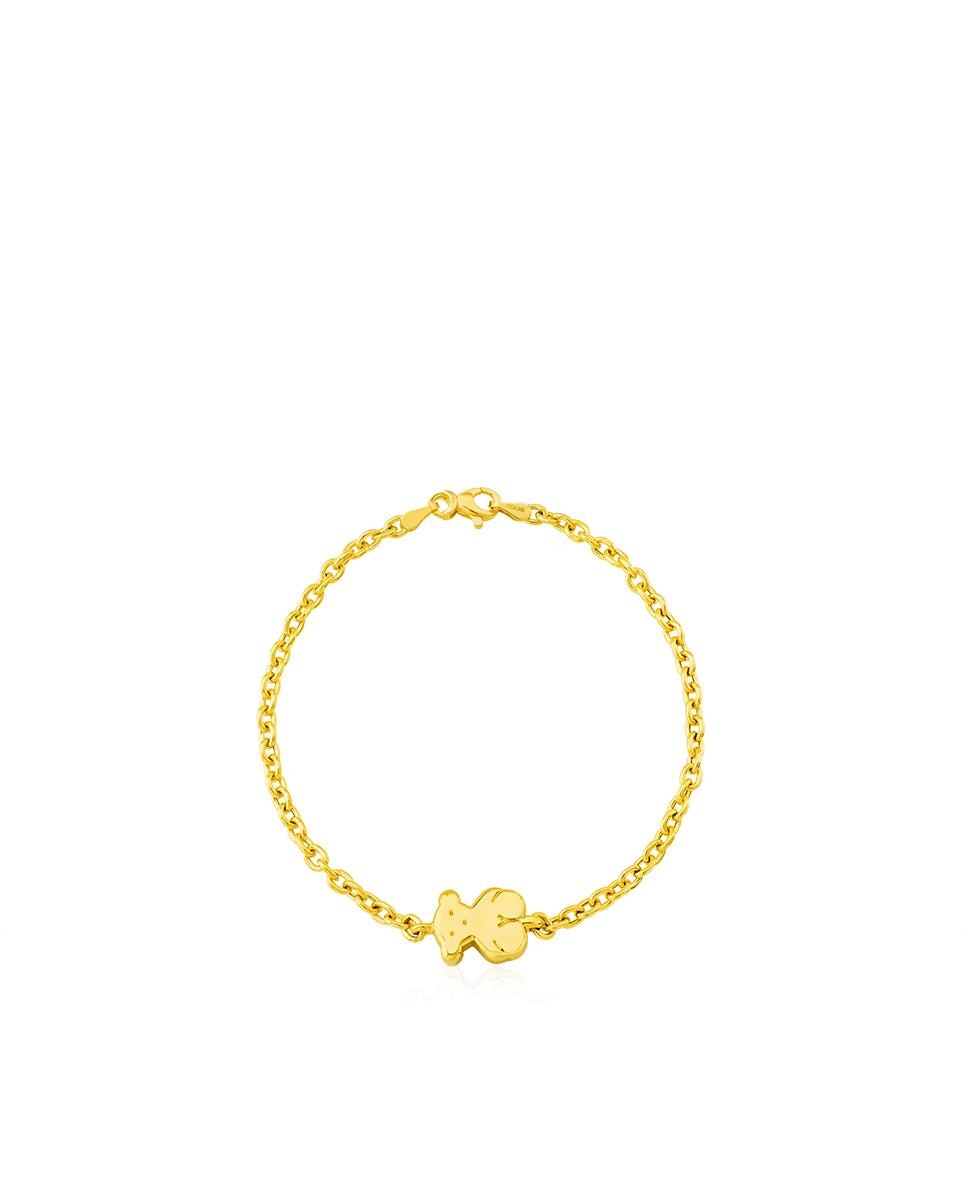 Pulseira de Corrente Sweet Dolls em Ouro Amarelo Dourado-2
