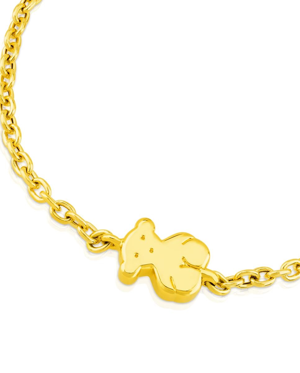 Pulseira de Corrente Sweet Dolls em Ouro Amarelo Dourado-3