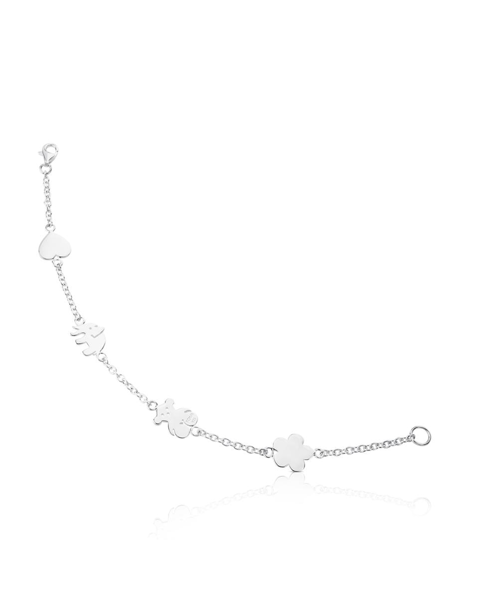 Pulseira de Corrente Animalandia em Prateado e Motivos Prateado-1