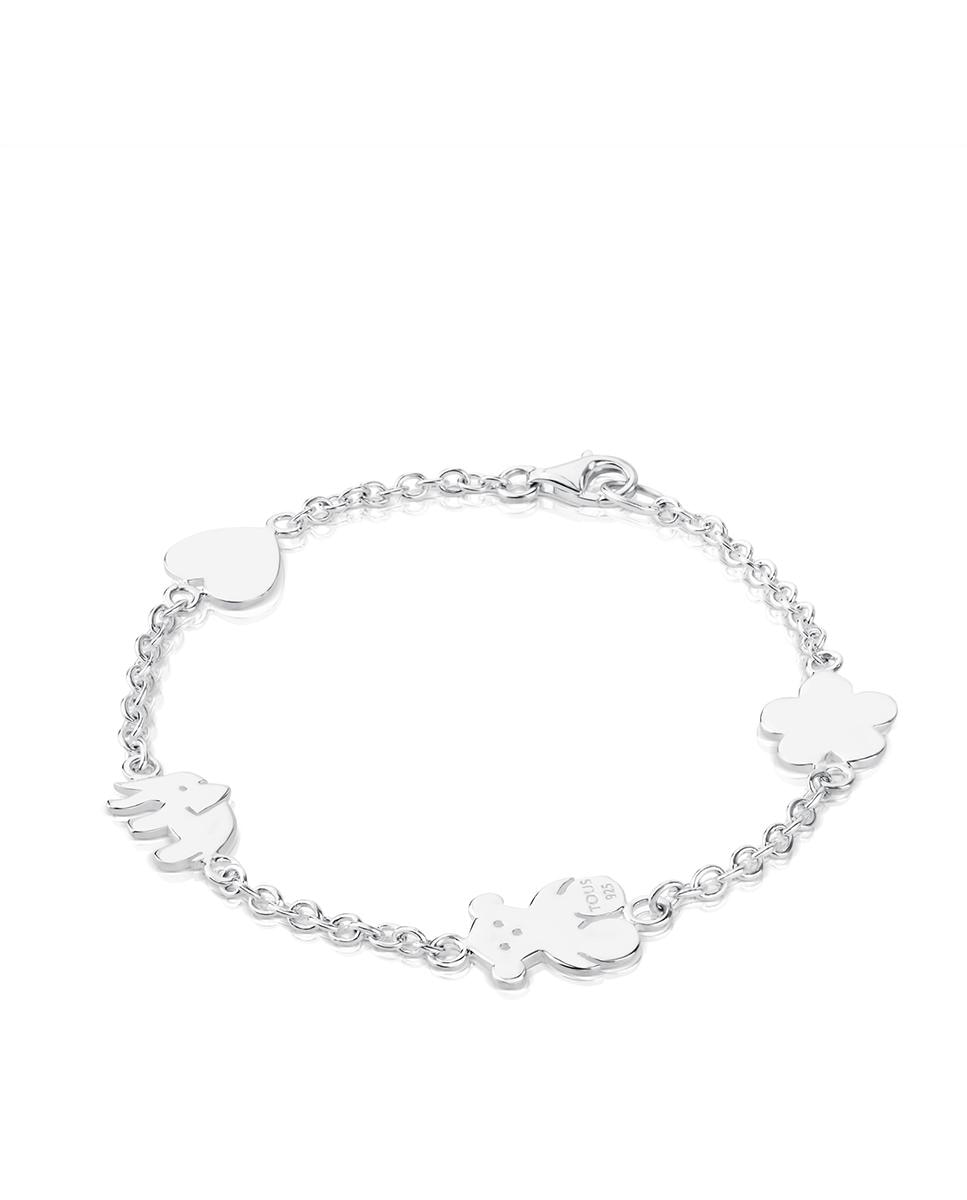 Pulseira de Corrente Animalandia em Prateado e Motivos Prateado-2