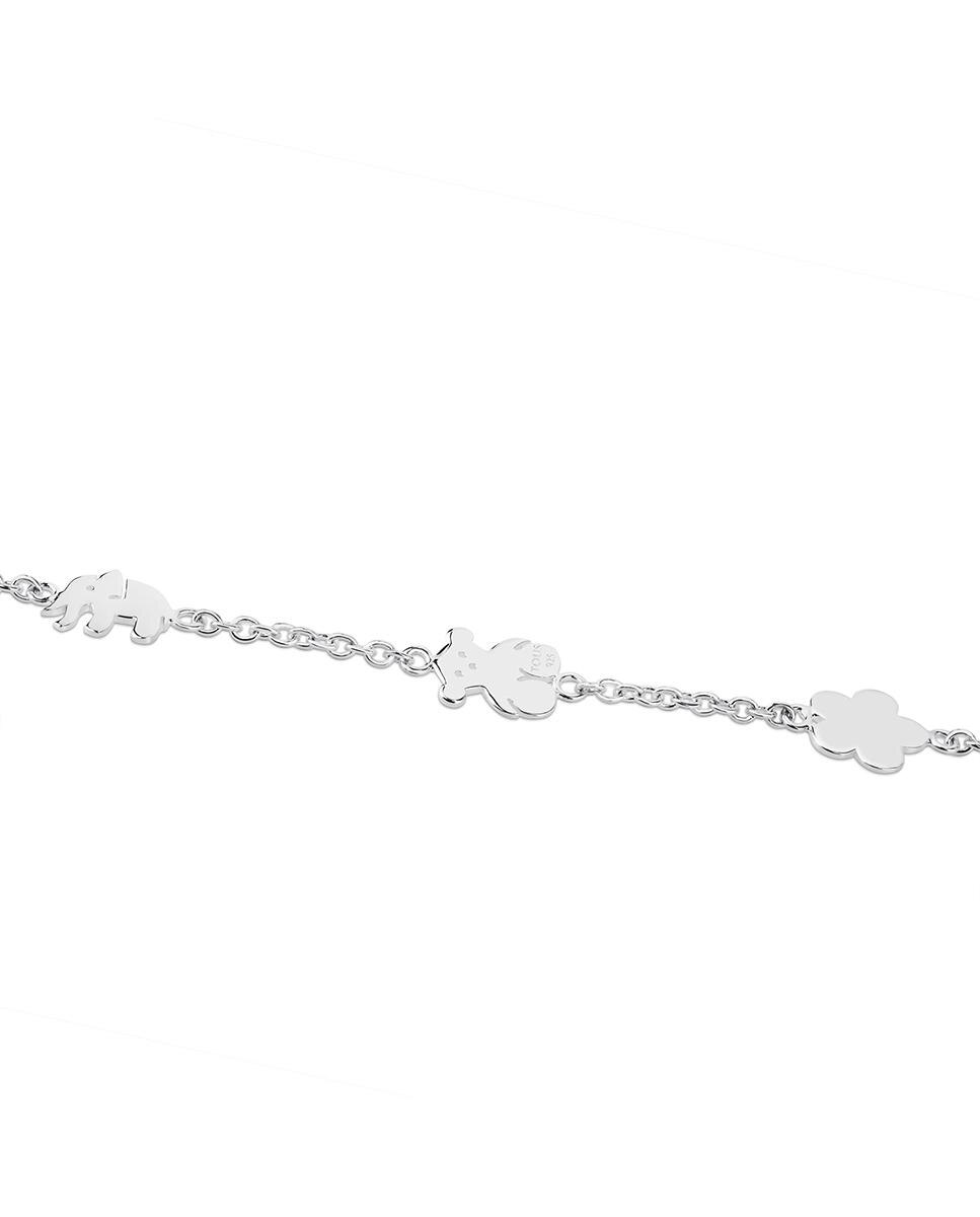 Pulseira de Corrente Animalandia em Prateado e Motivos Prateado-3