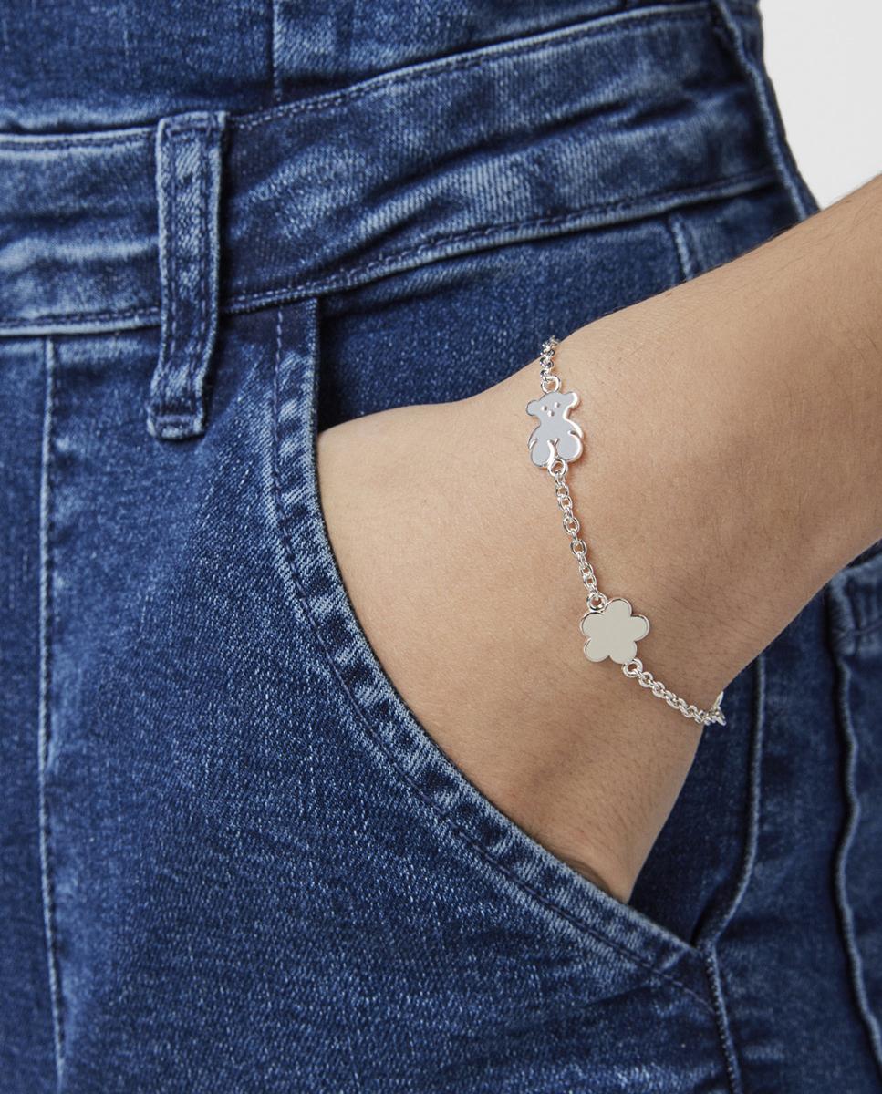 Pulseira de Corrente Animalandia em Prateado e Motivos Prateado-5