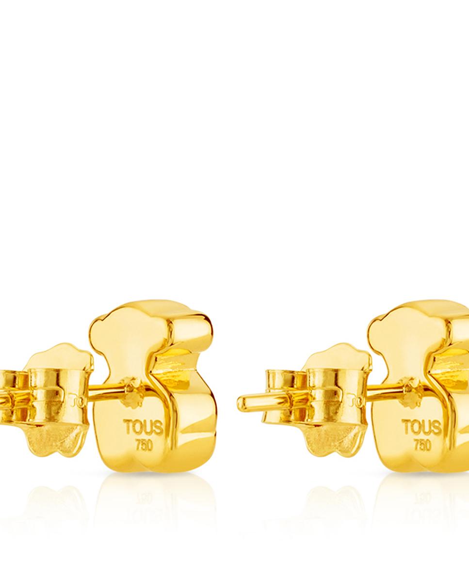 Brincos Sweet Dolls em Ouro Amarelo Dourado-3