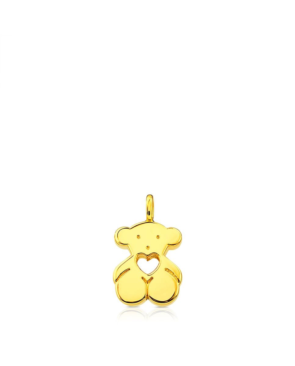 Pendente Pequeno Sweet Dolls Urso de Ouro Amarelo Dourado-1