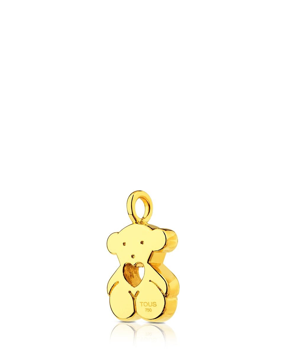 Pendente Pequeno Sweet Dolls Urso de Ouro Amarelo Dourado-3