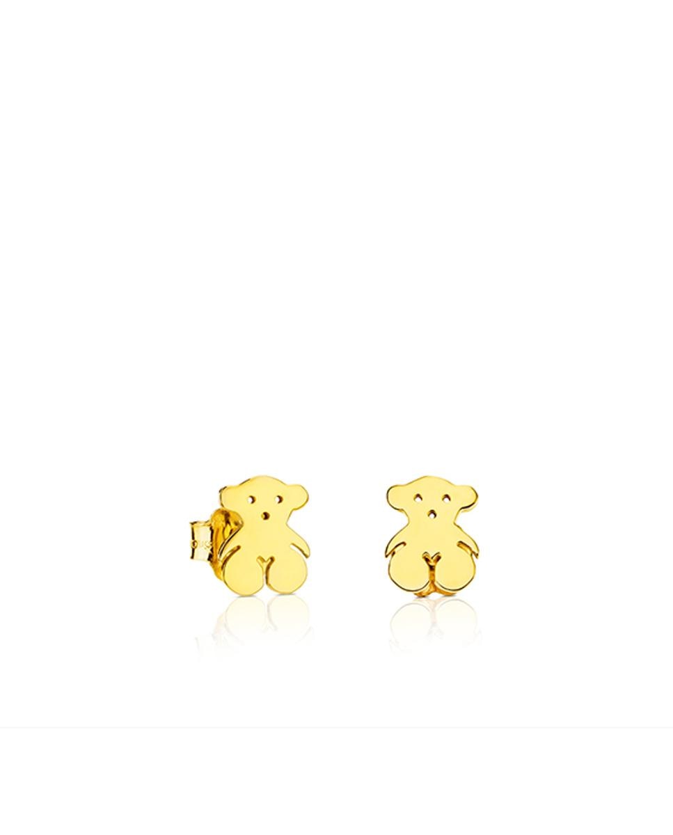 Brincos Symbols em Ouro Amarelo Dourado-1