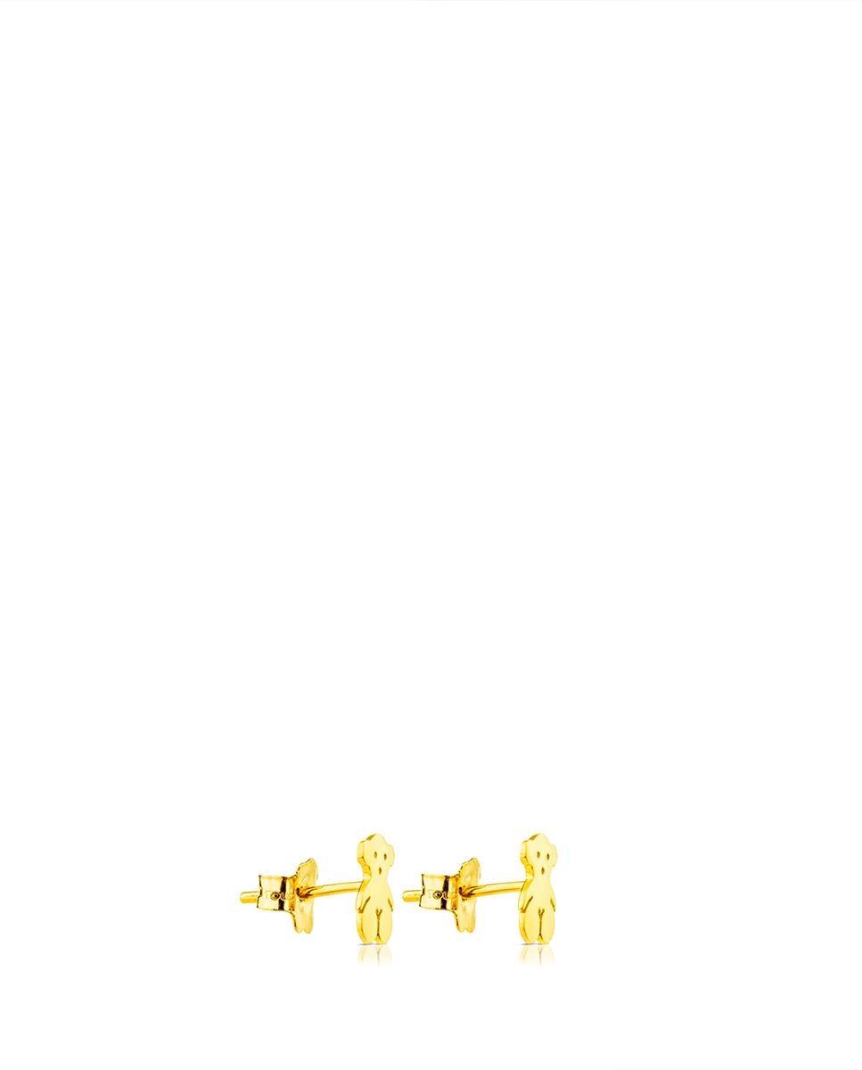 Brincos Symbols em Ouro Amarelo Dourado-2