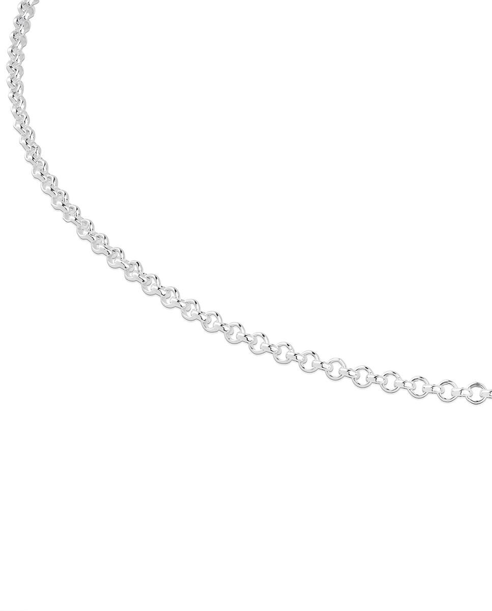 Corrente Chain em Prateado Prateado-3