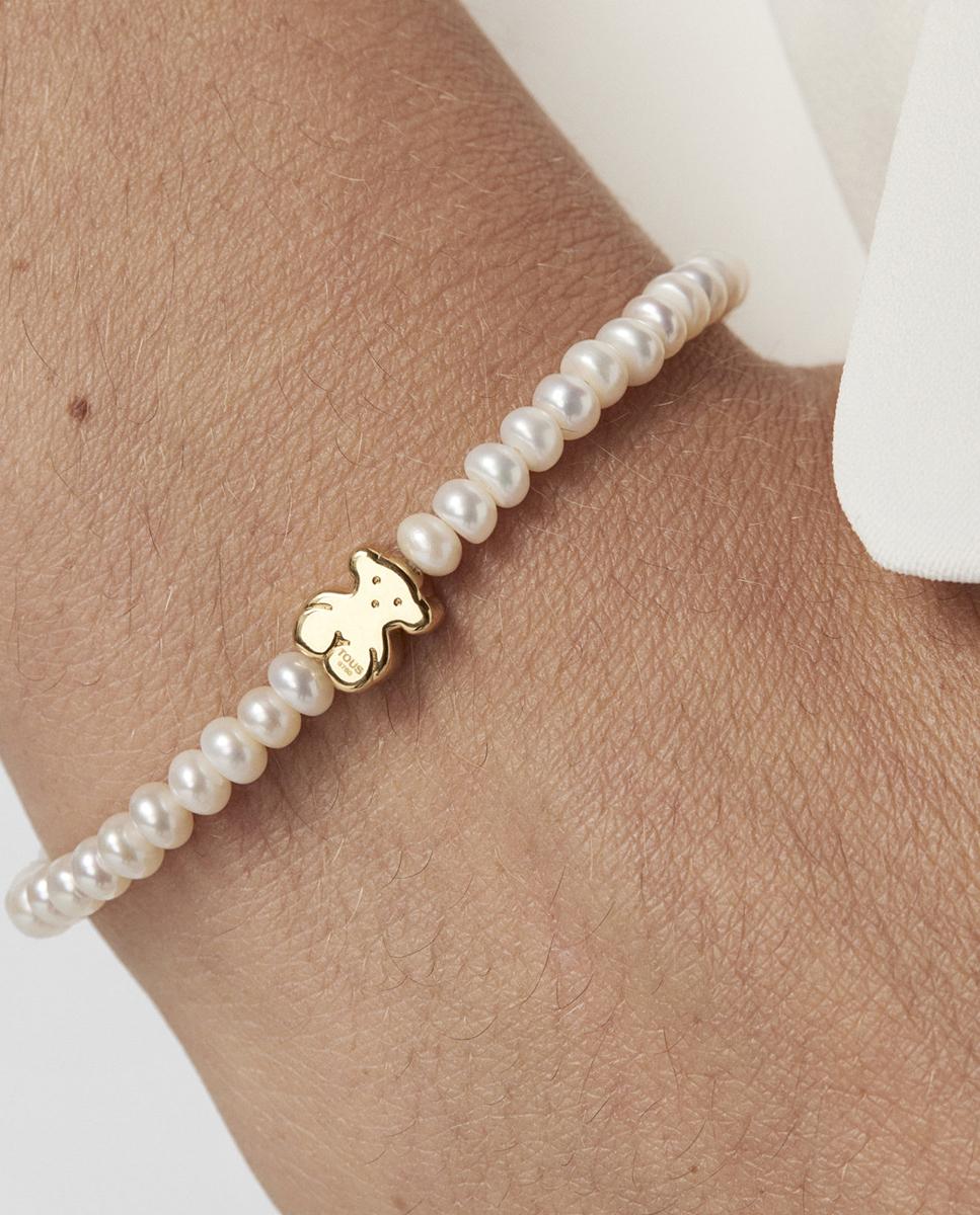 Pulseira Sweet Dolls em Ouro Amarelo Branco-5